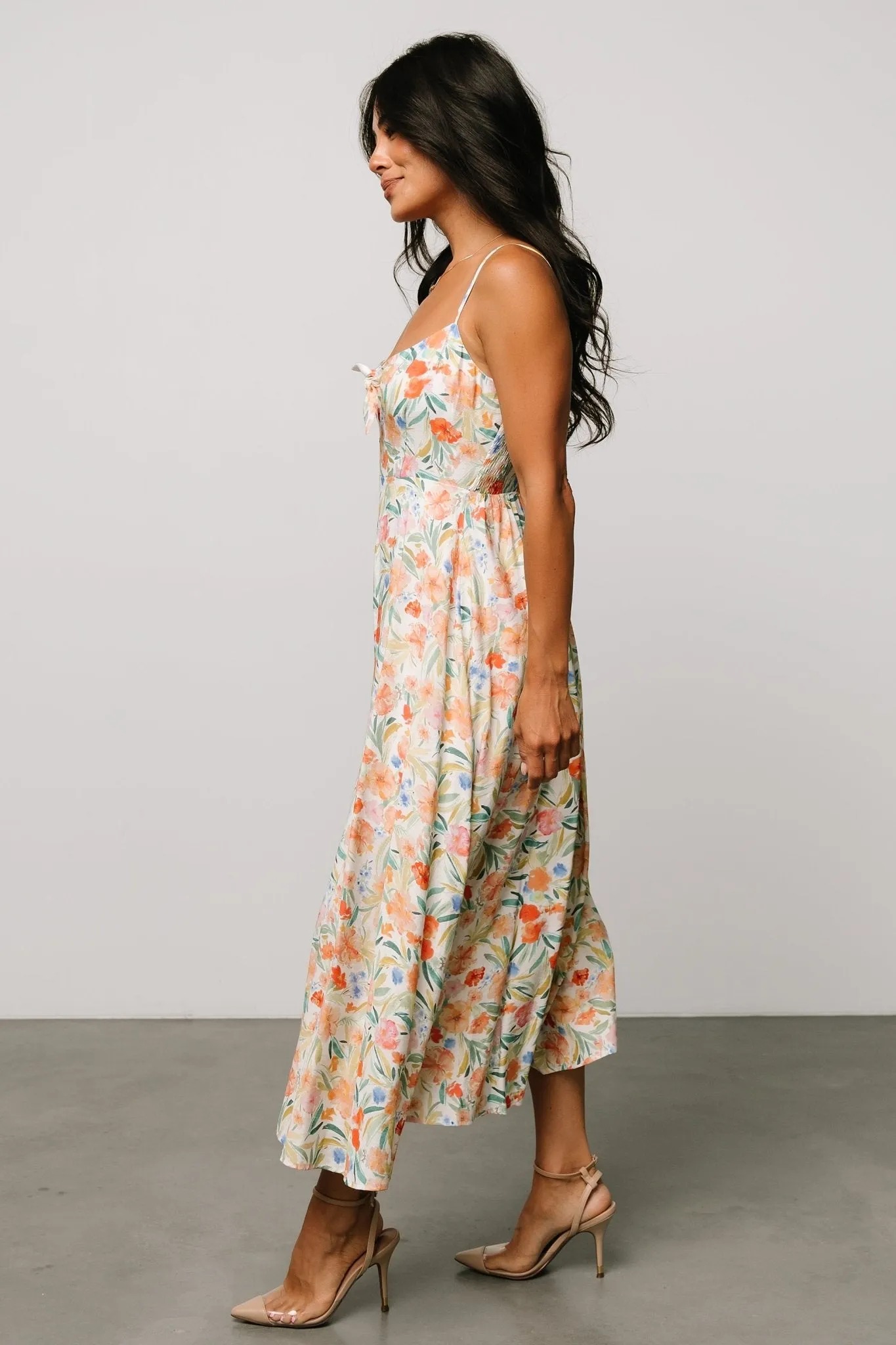 Calista Midi Dress | Multi Floral sold by Baltic Born product image thumbnail 3