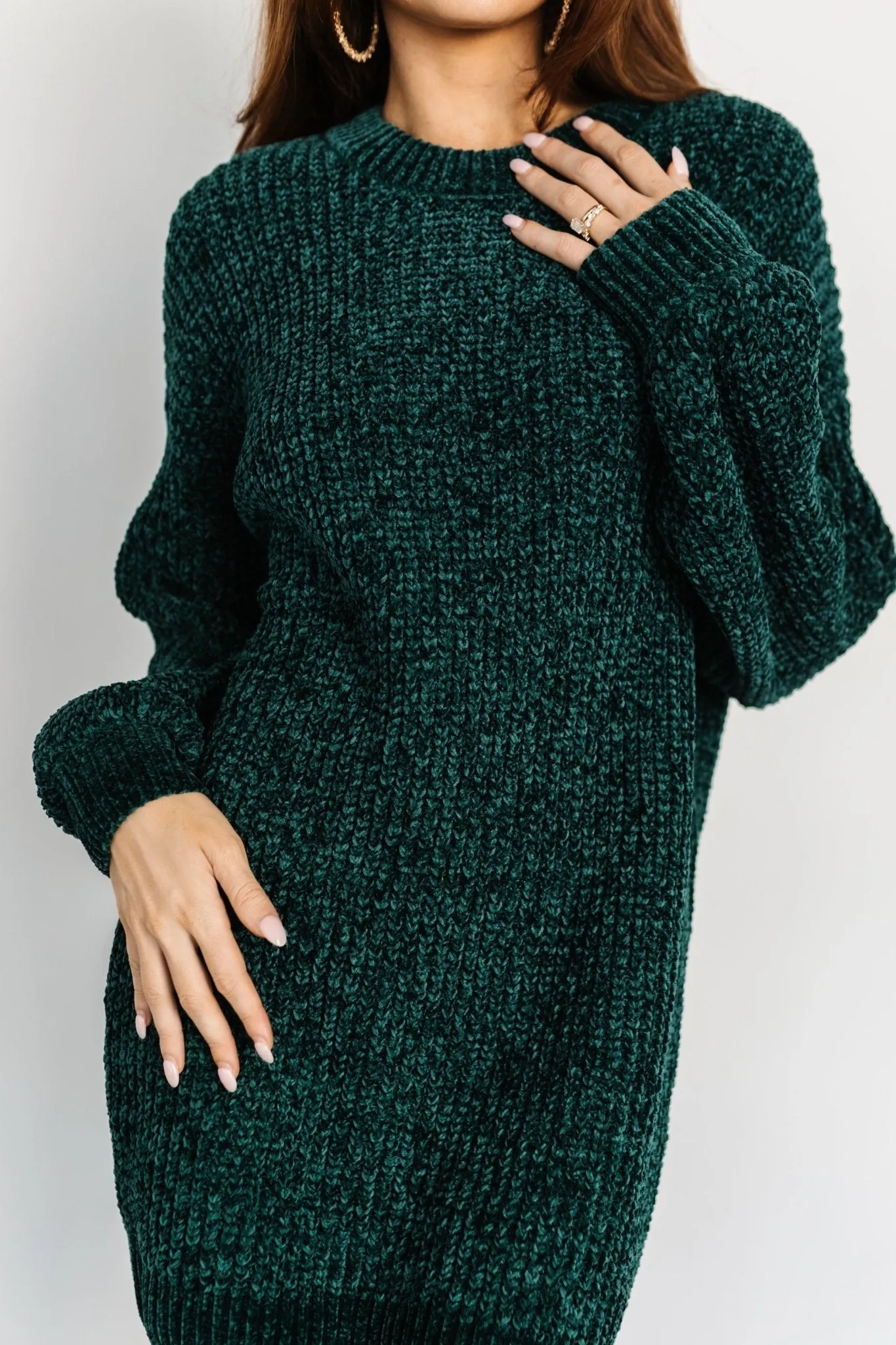 Christa Sweater Dress | Emerald sold by Baltic Born product image thumbnail 3