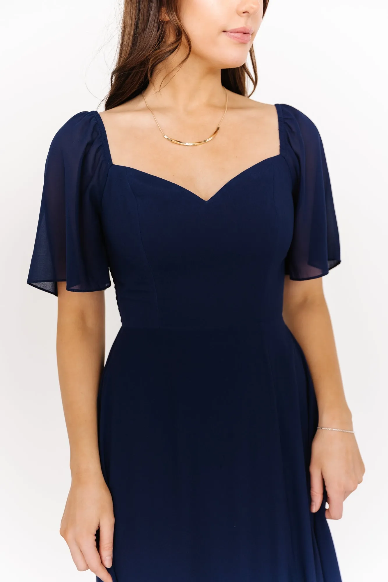 Sierra Sweetheart Maxi Dress | Navy sold by Baltic Born product image thumbnail 2