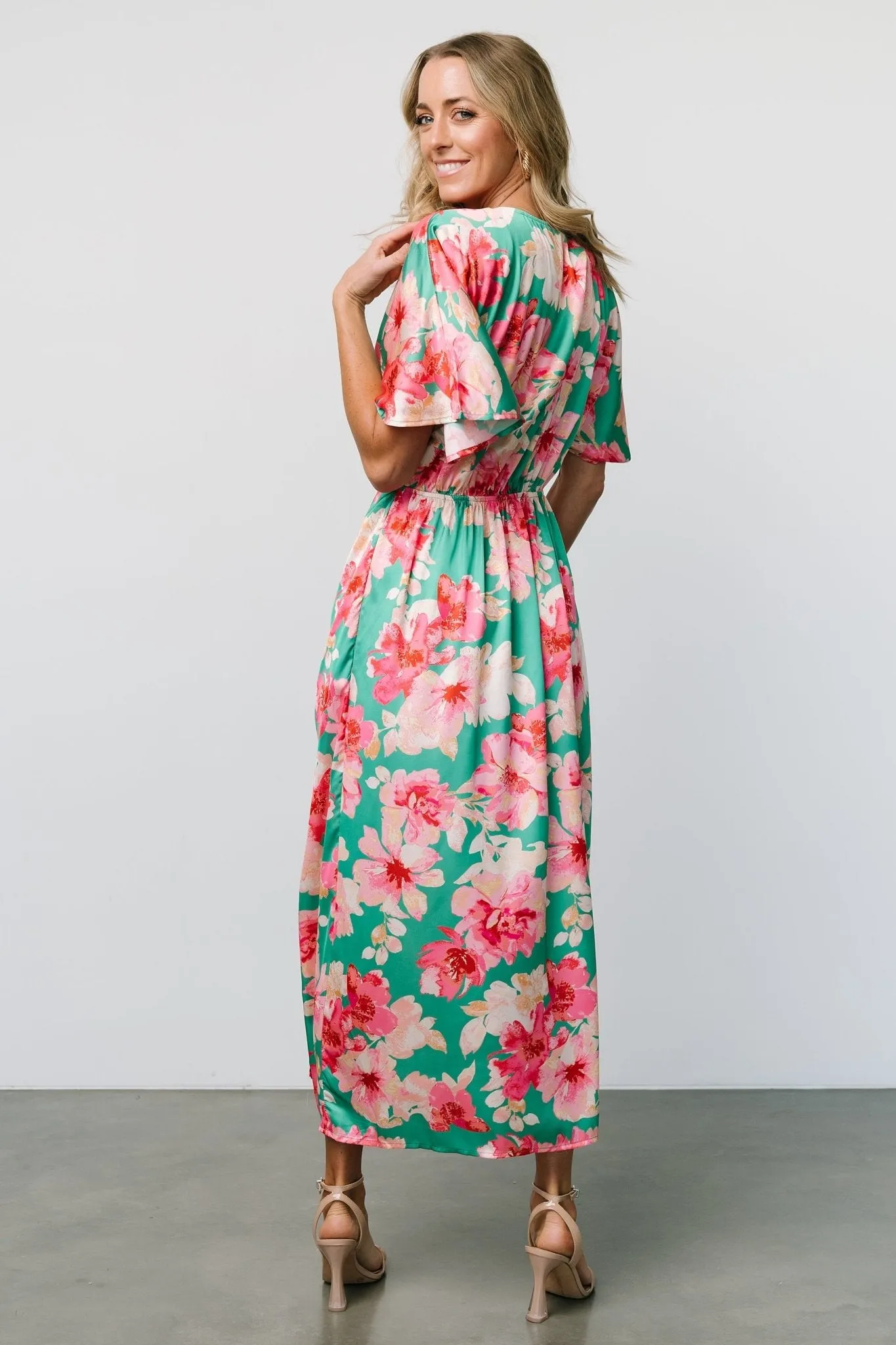 Amarante Midi Dress | Multi Floral sold by Baltic Born product image thumbnail 5
