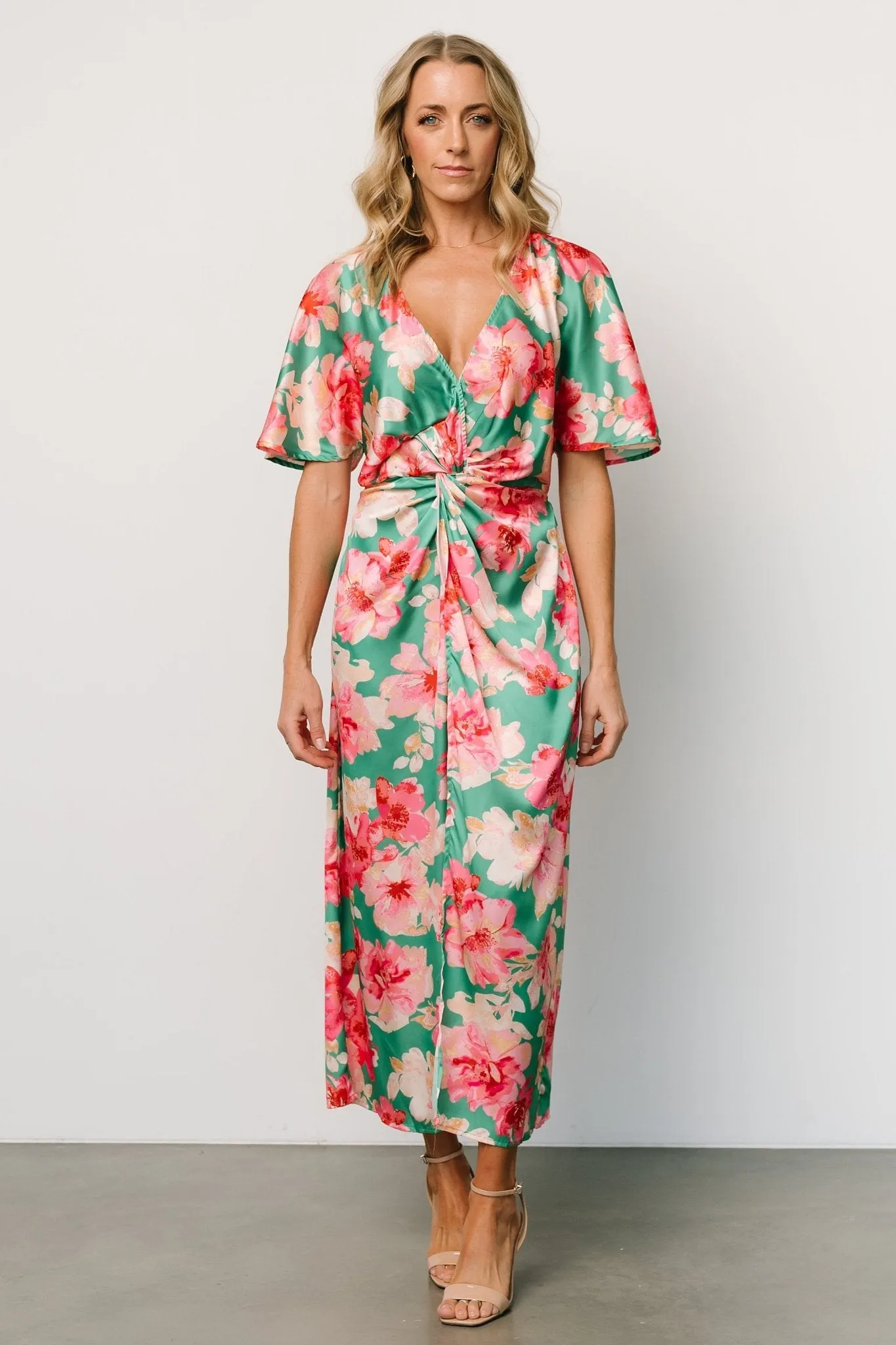 Amarante Midi Dress | Multi Floral sold by Baltic Born product image thumbnail 3