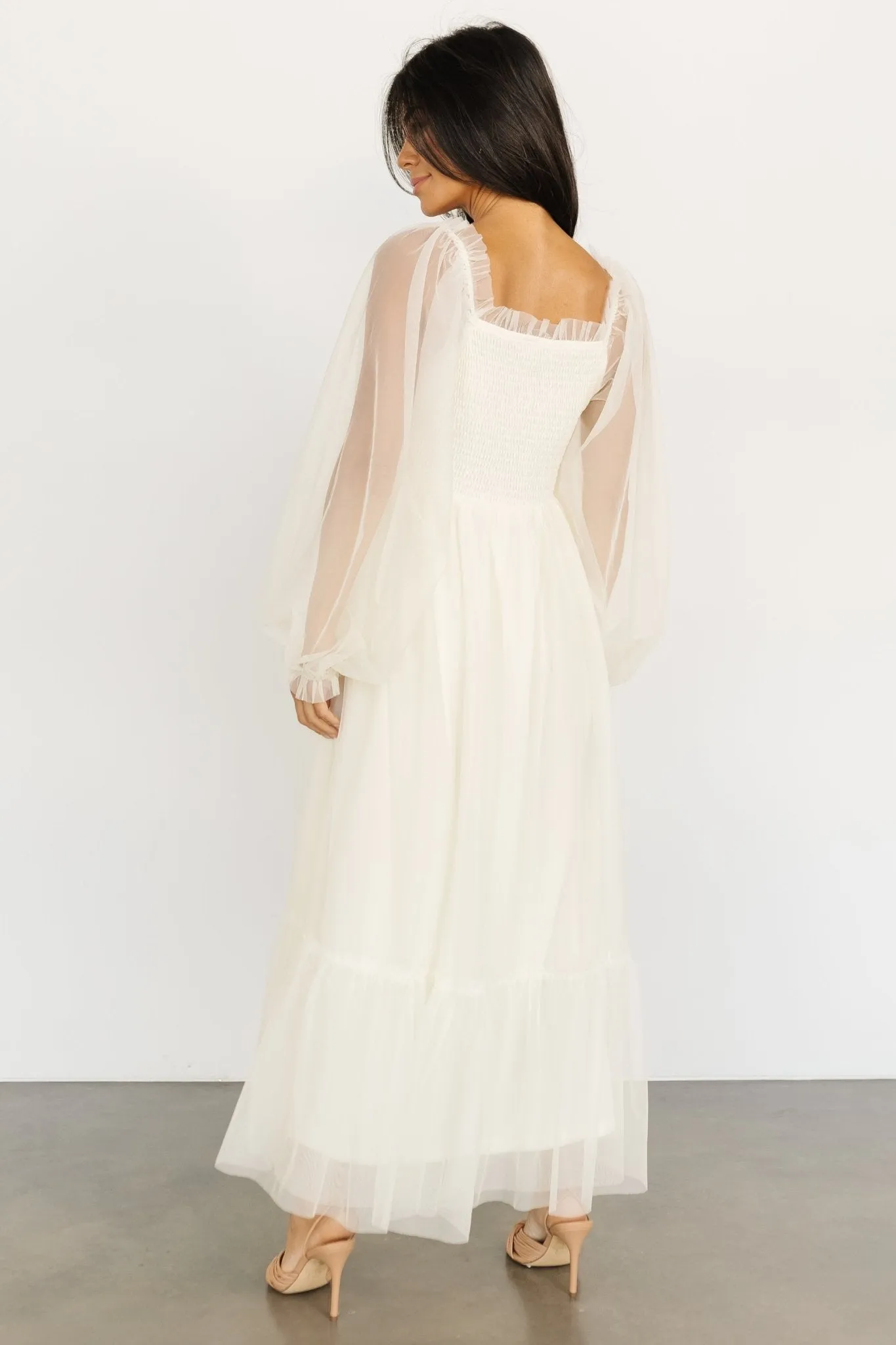 Cleobelle Maxi Dress | Creamy Beige sold by Baltic Born product image thumbnail 4