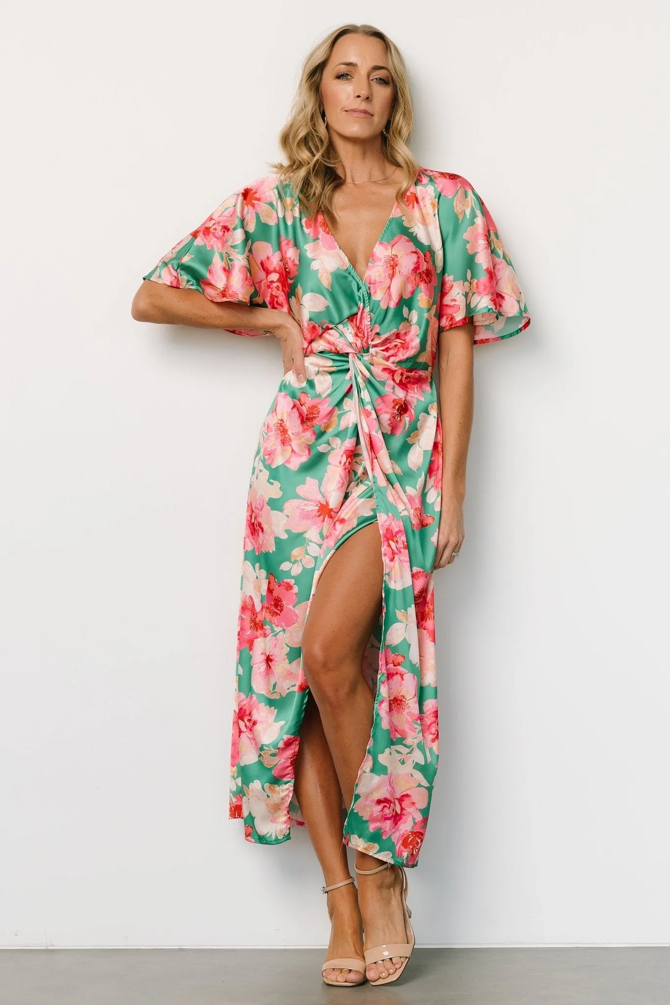 Amarante Midi Dress | Multi Floral sold by Baltic Born