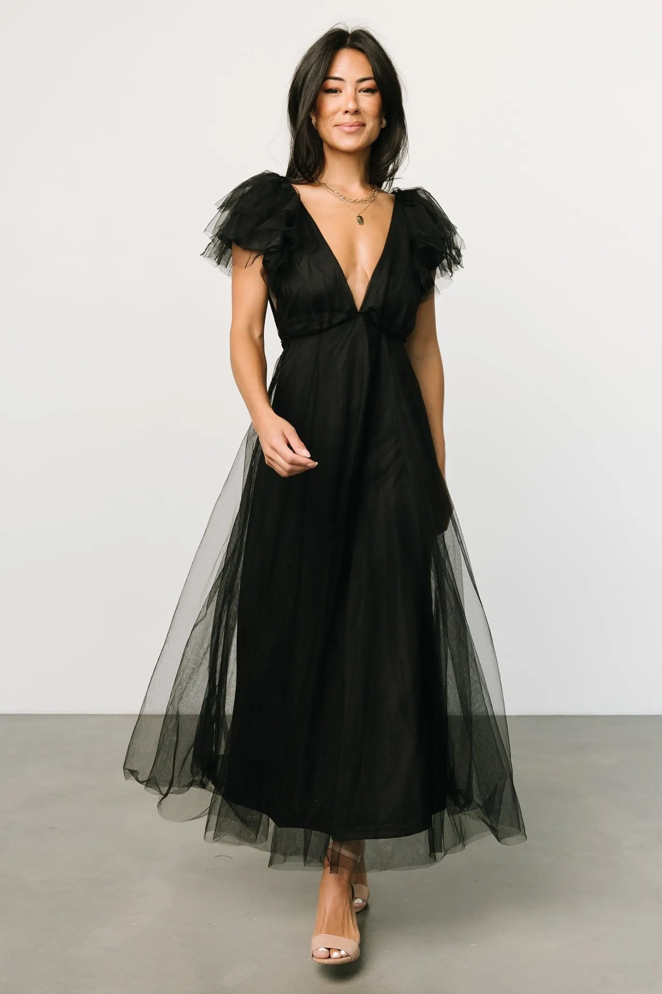 Annabella Tulle Dress | Black sold by Baltic Born product image thumbnail 5
