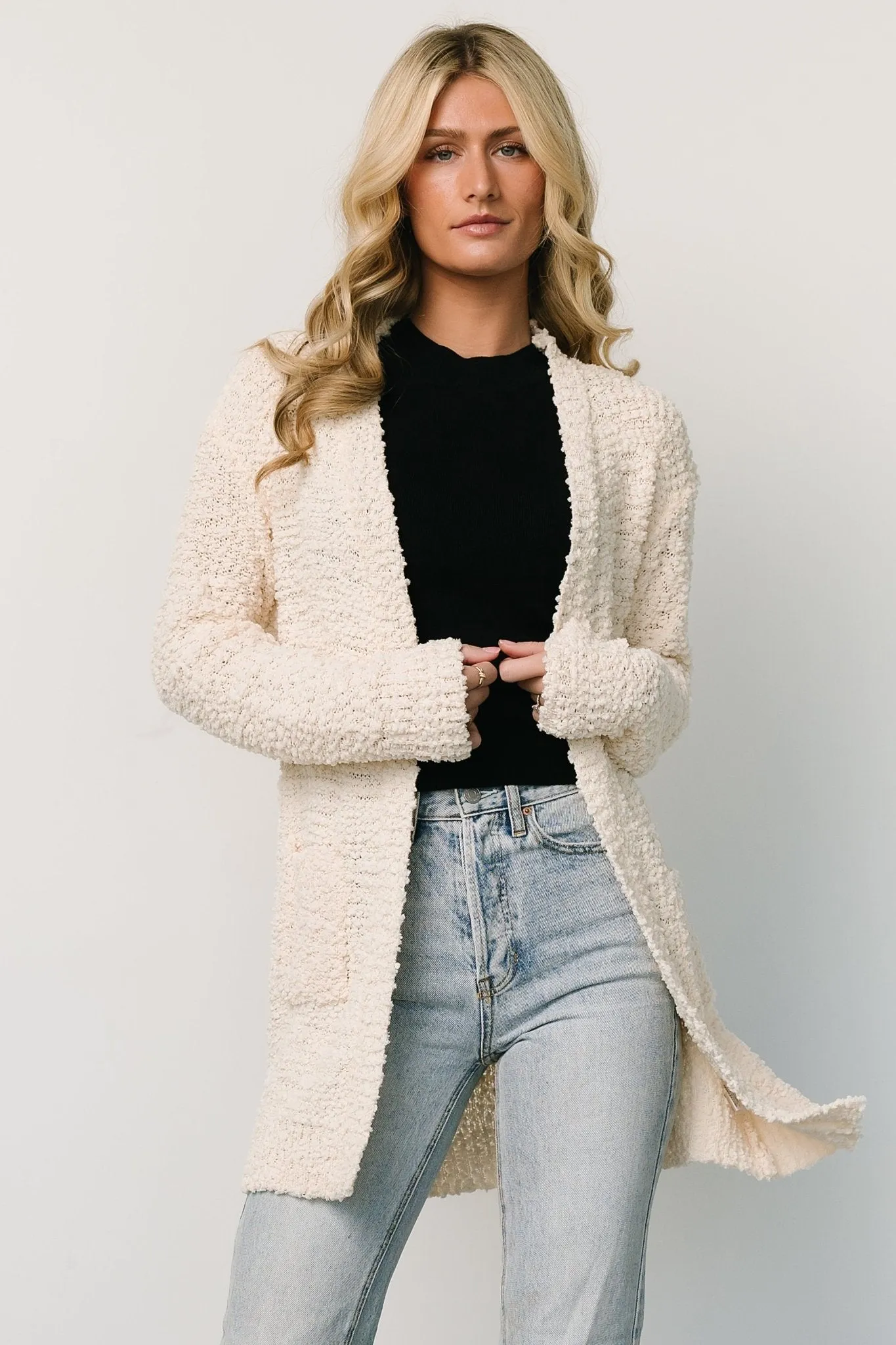 Oxford Pocket Cardigan | Cream sold by Baltic Born product image thumbnail 4