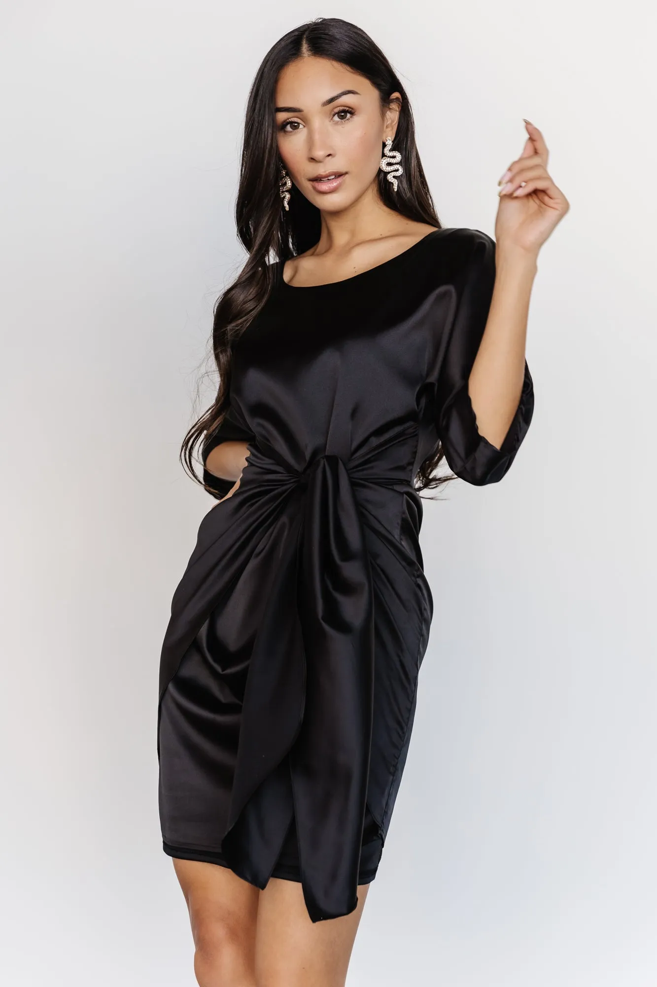 Theo Mini Dress | Black sold by Baltic Born product image thumbnail 2