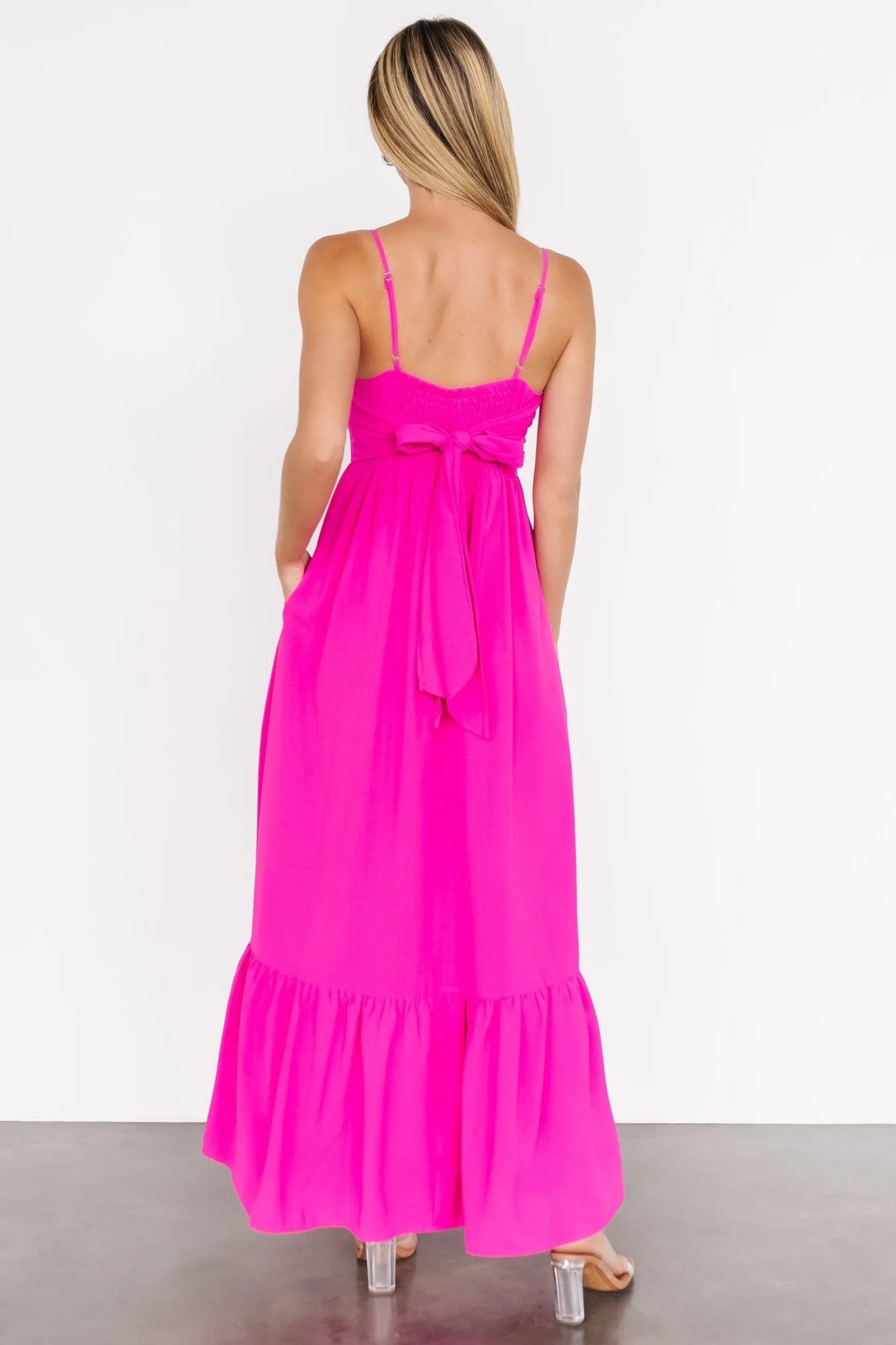 Regan Tank Maxi Dress | Fuchsia sold by Baltic Born product image thumbnail 2
