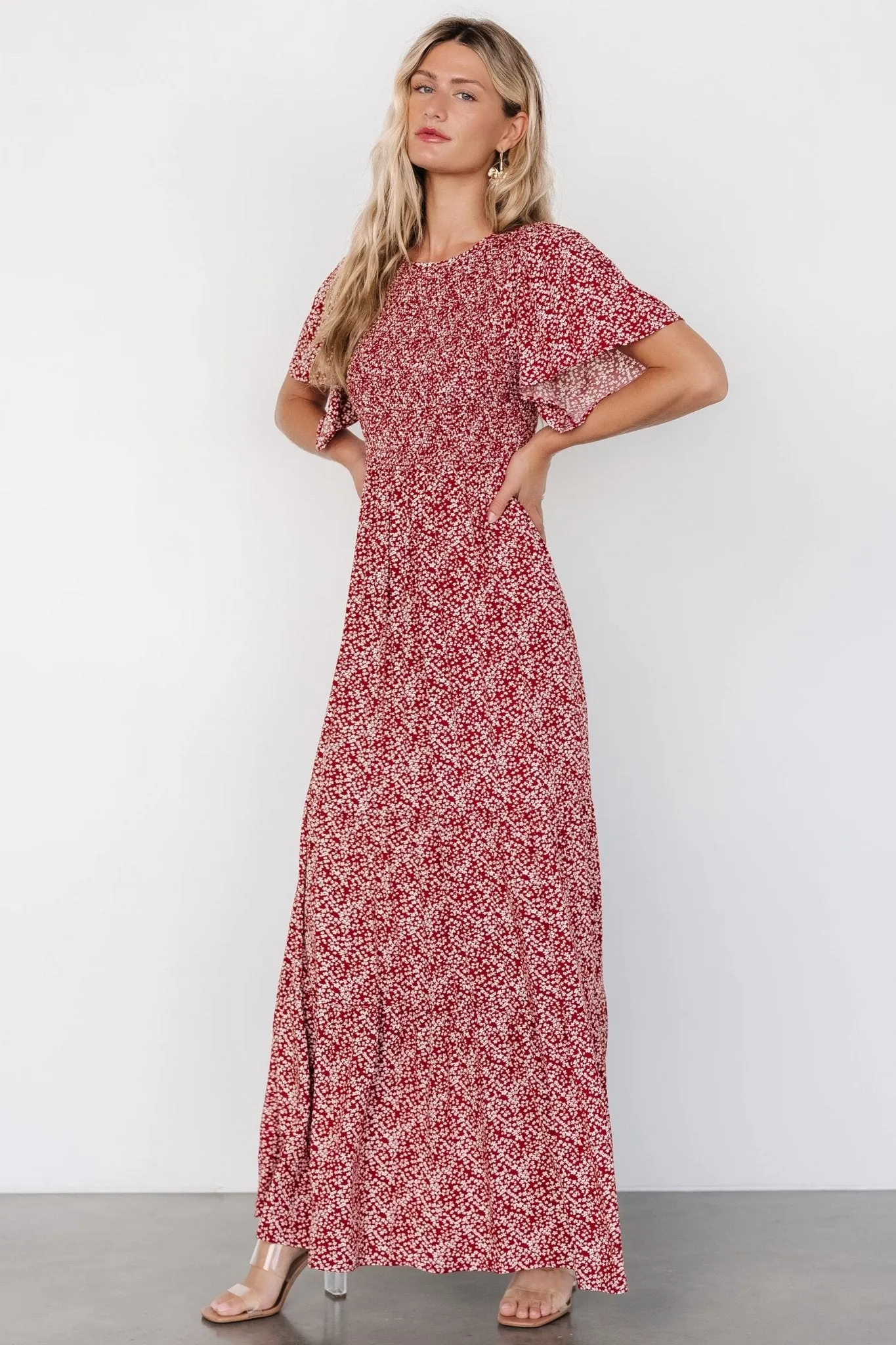 Eliza Maxi Dress | Rust Print sold by Baltic Born product image thumbnail 4