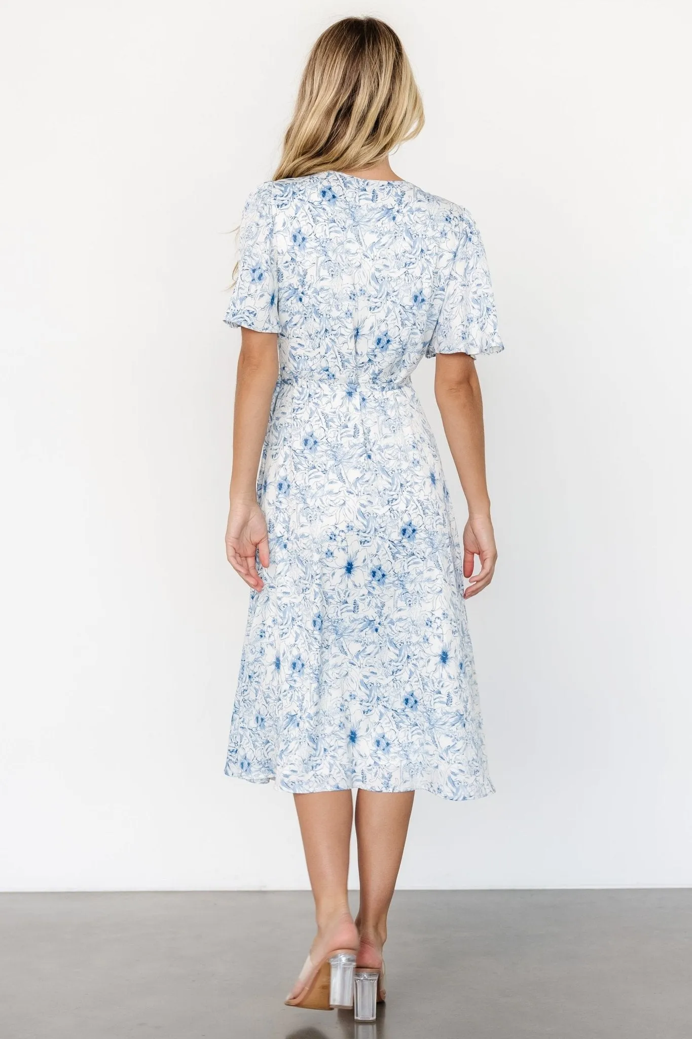 Amelie Wrap Midi Dress | Blue Print sold by Baltic Born product image thumbnail 4