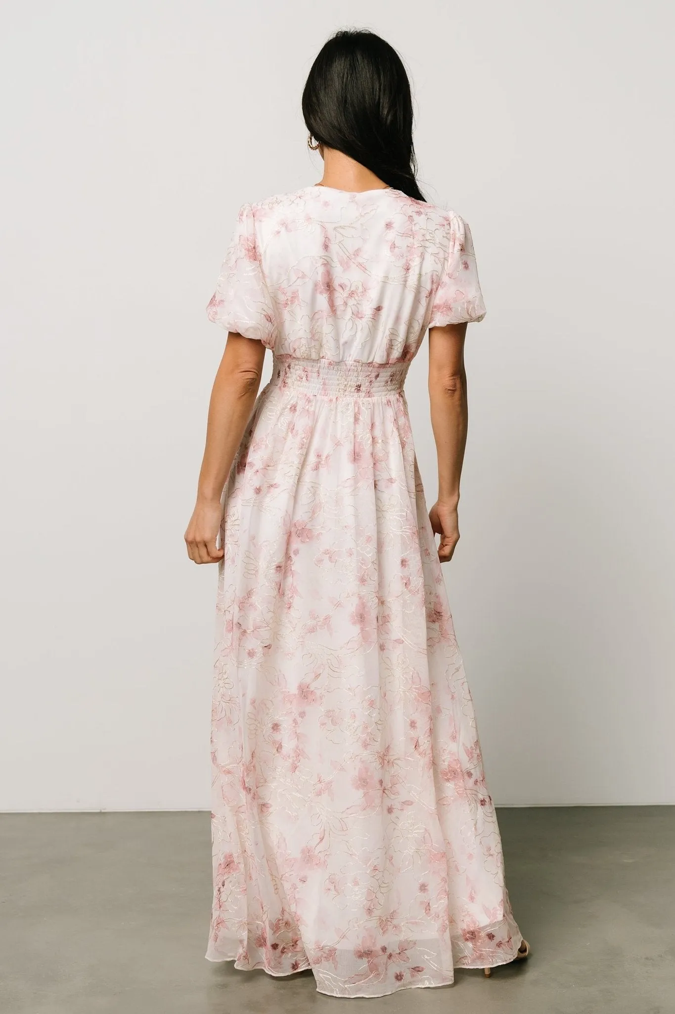 Ardley Maxi Dress | Mauve Floral sold by Baltic Born product image thumbnail 4