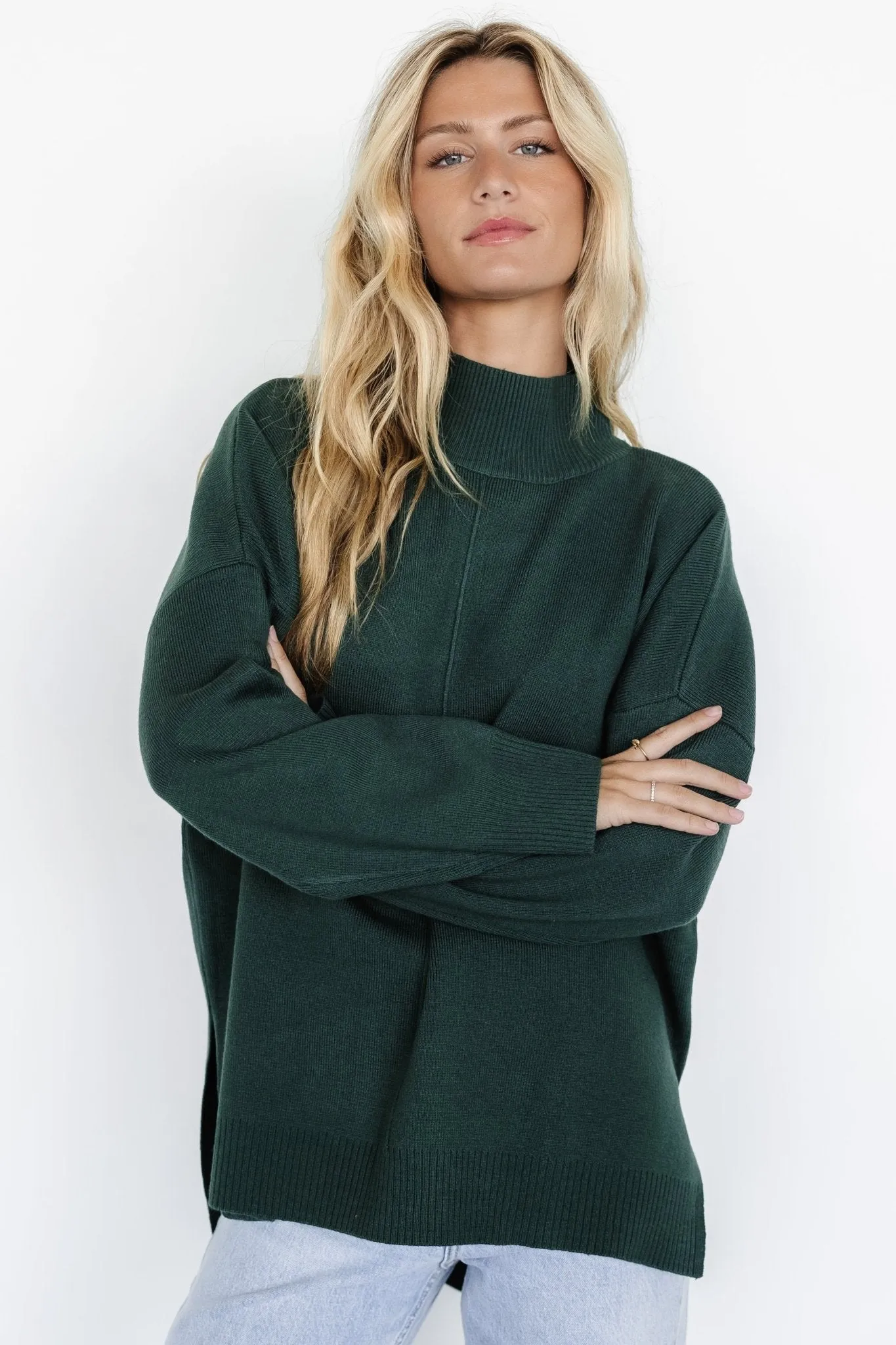 Hutch Sweater | Dark Green sold by Baltic Born product image thumbnail 3