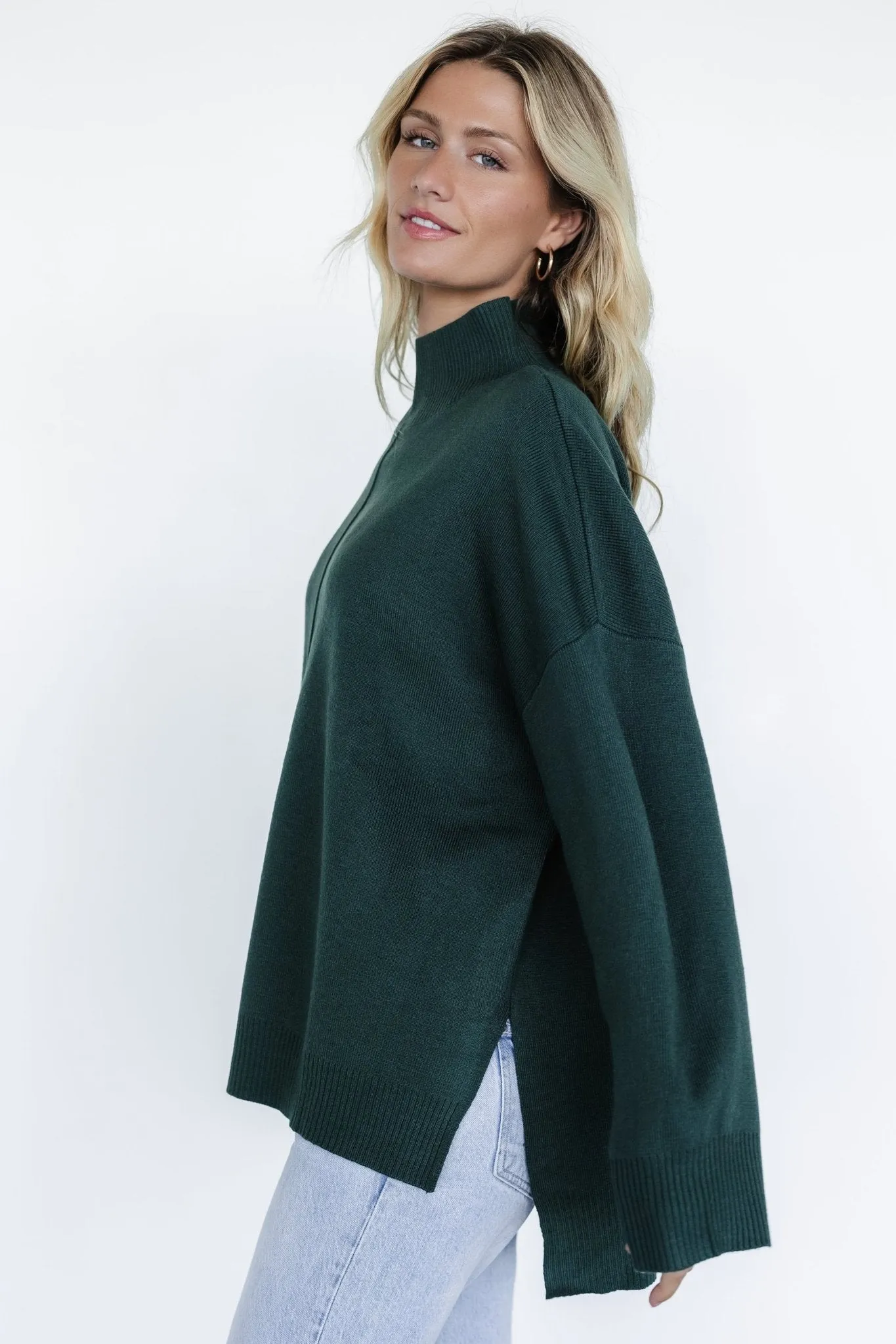 Hutch Sweater | Dark Green sold by Baltic Born product image thumbnail 5