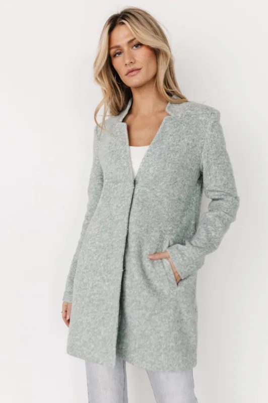 Knoll Notch Jacket | Heather Sage sold by Baltic Born