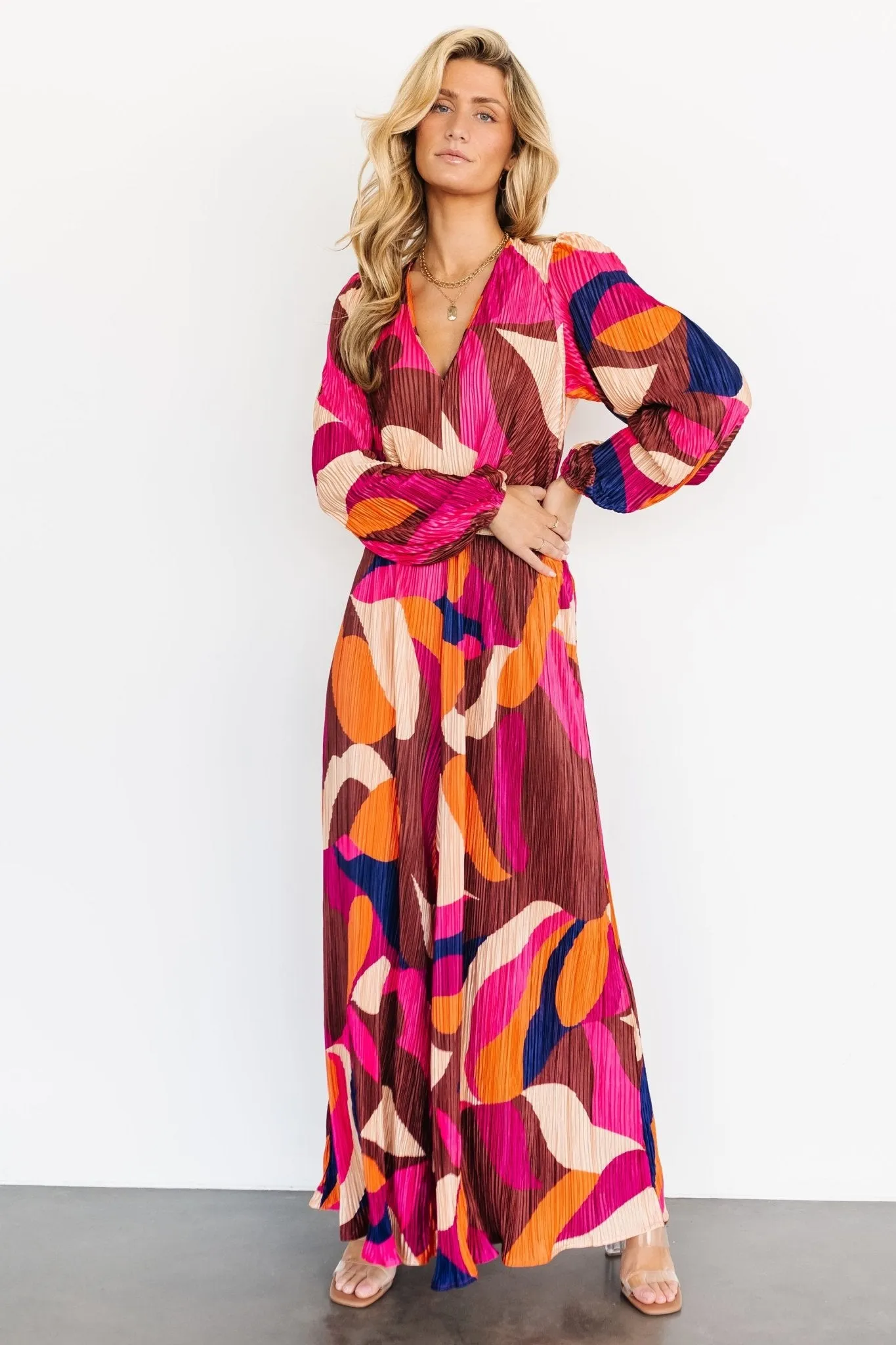 Fran Pleated Jumpsuit | Multi sold by Baltic Born product image thumbnail 4