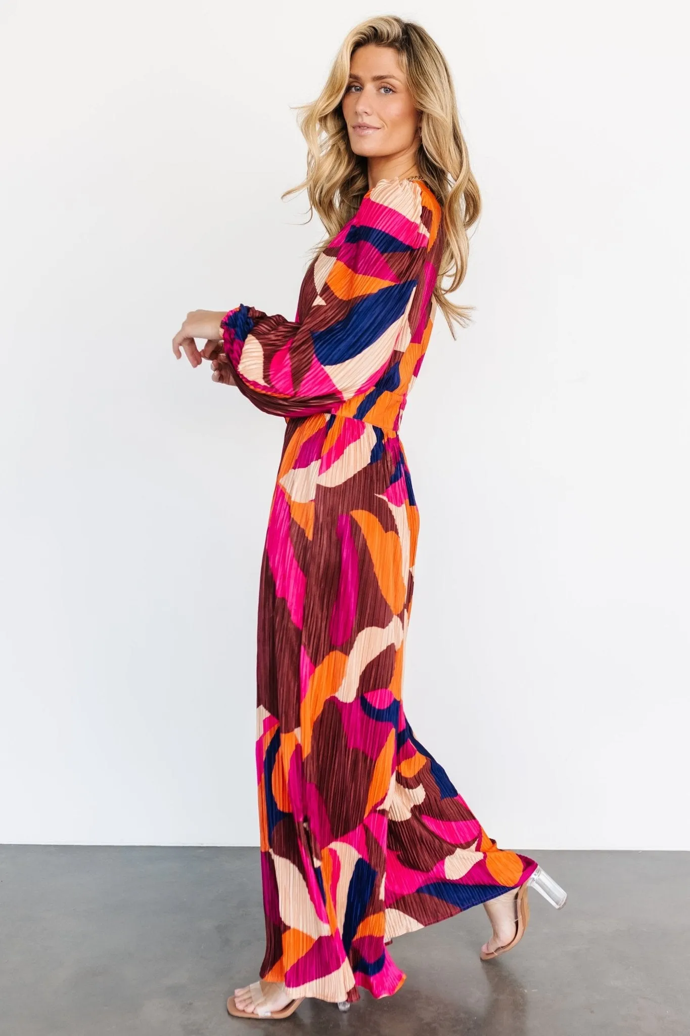 Fran Pleated Jumpsuit | Multi sold by Baltic Born product image thumbnail 3