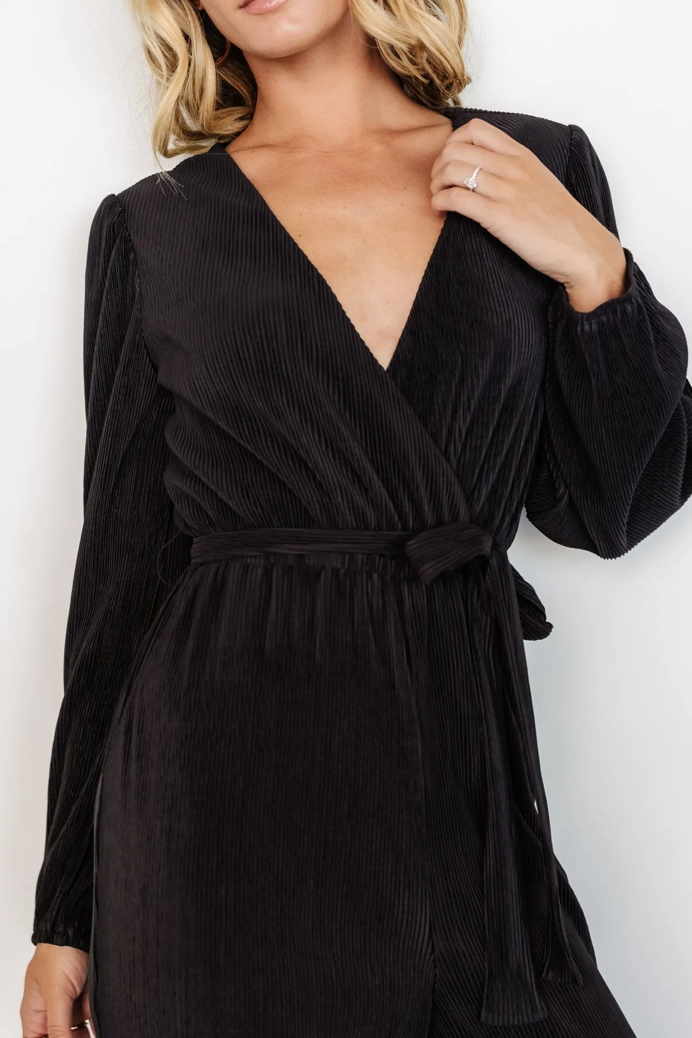 Croft Pleated Jumpsuit | Black sold by Baltic Born product image thumbnail 2