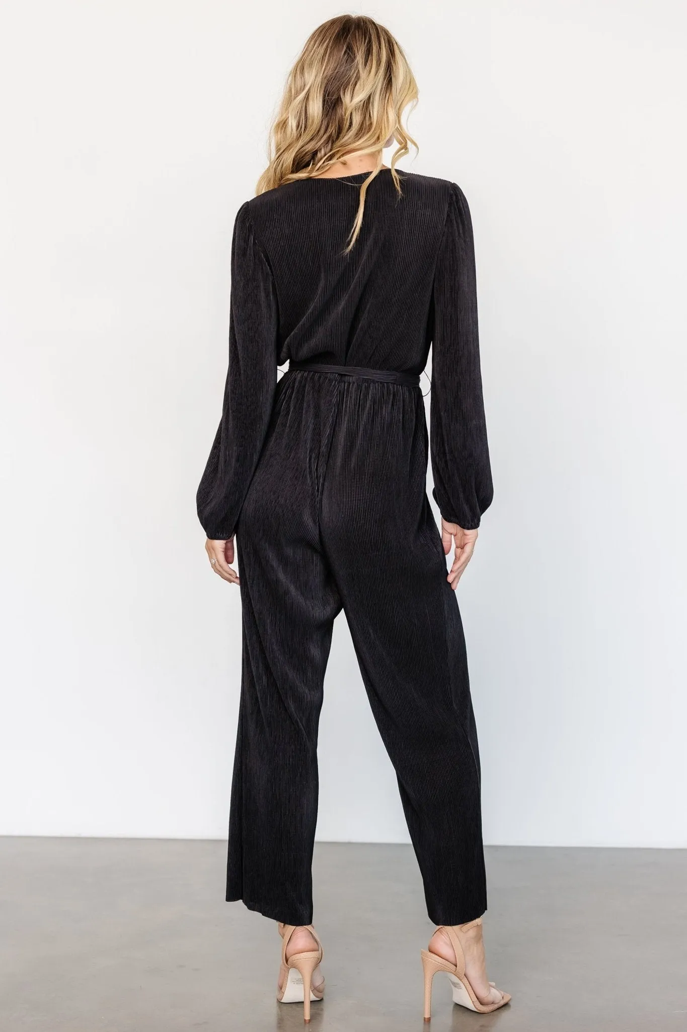 Croft Pleated Jumpsuit | Black sold by Baltic Born product image thumbnail 5