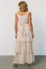 Marigold Tiered Maxi Dress | Yellow Floral sold by Baltic Born