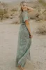 Faye Maxi Dress | Eucalyptus sold by Baltic Born