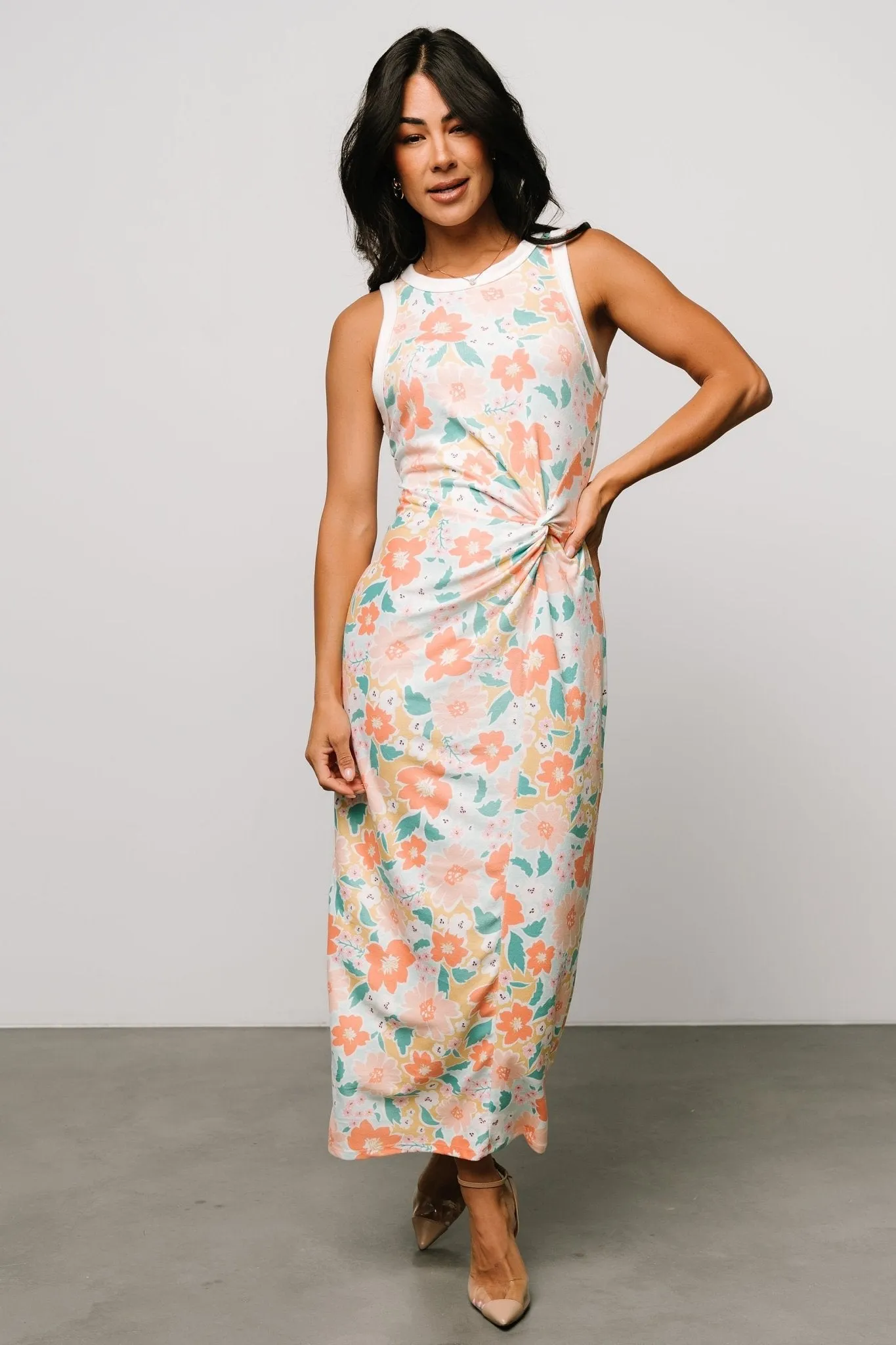 Fresno Tank Maxi Dress | Multi Floral sold by Baltic Born product image thumbnail 5