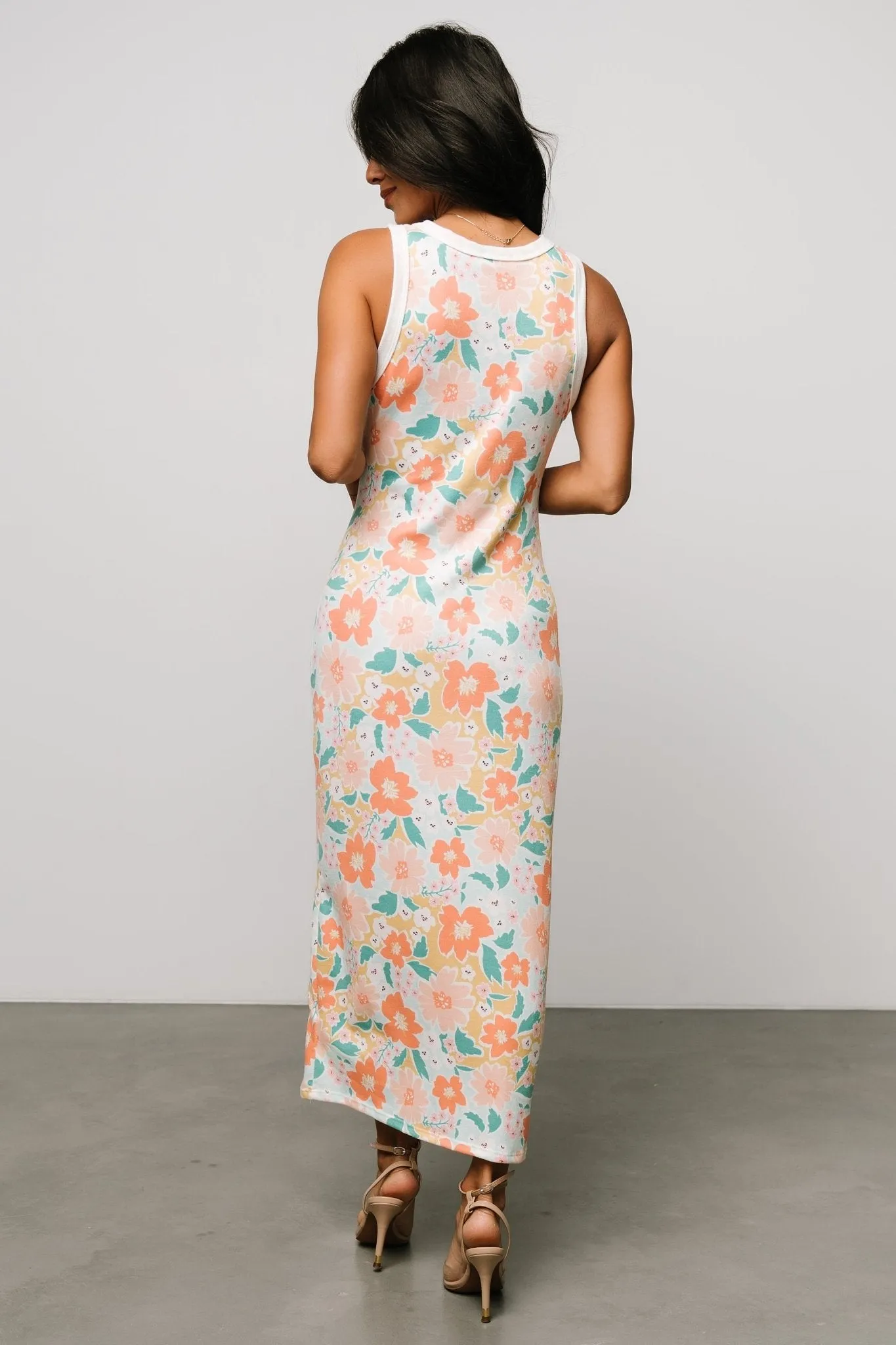 Fresno Tank Maxi Dress | Multi Floral sold by Baltic Born product image thumbnail 4