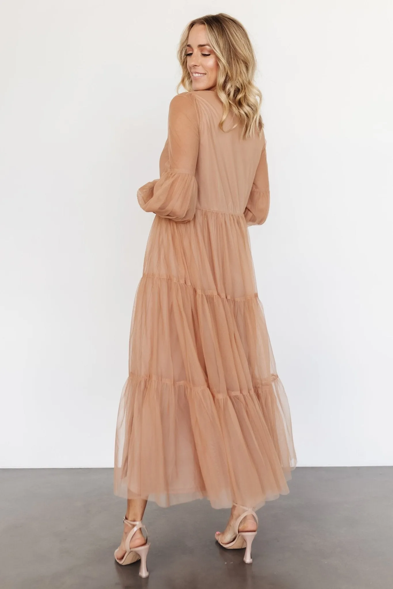 Hoffman Tulle Maxi Dress | Dusty Camel sold by Baltic Born product image thumbnail 3