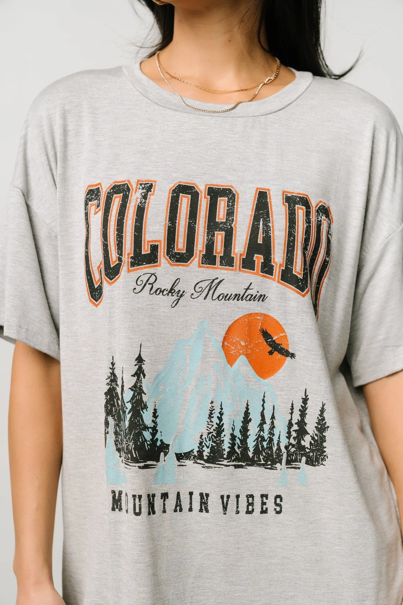 Colorado Relaxed Graphic Tee | Heather Gray sold by Baltic Born product image thumbnail 2