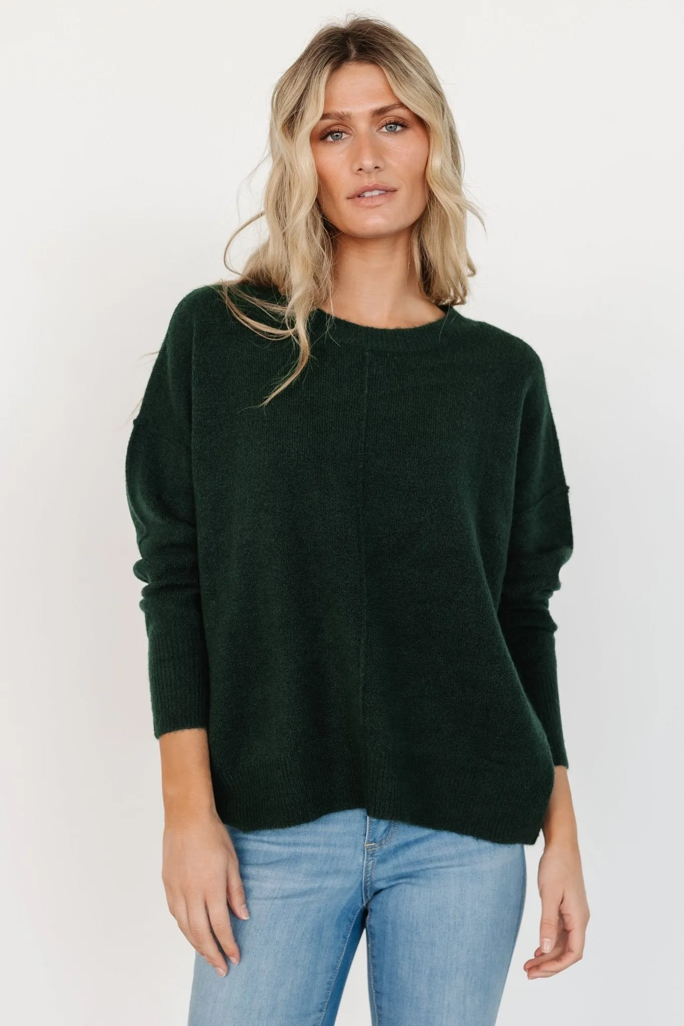 Edmonton Sweater | Dark Green sold by Baltic Born product image thumbnail 2