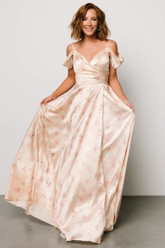 Clairemont Gown | Pale Gold sold by Baltic Born