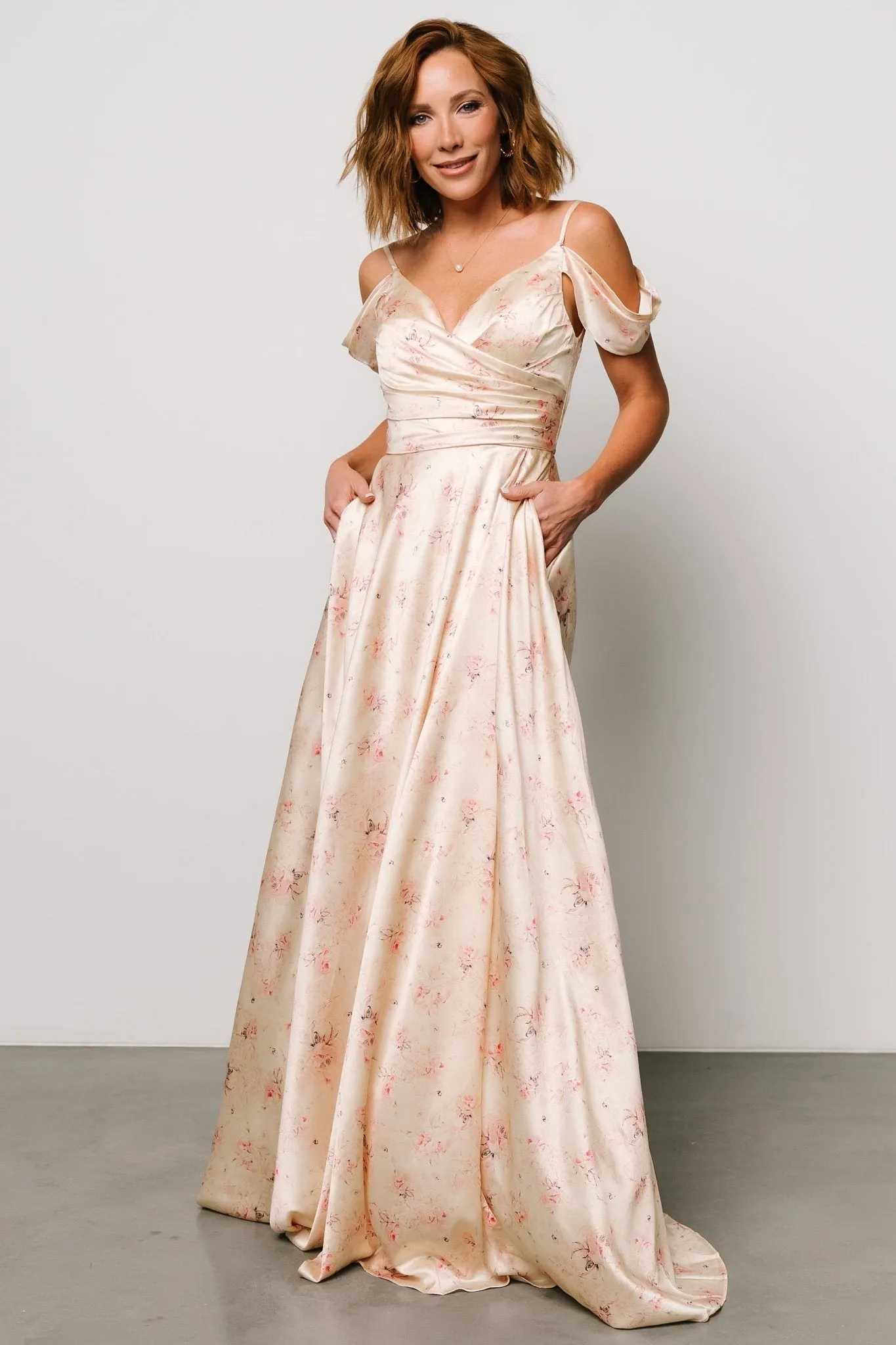 Clairemont Gown | Pale Gold sold by Baltic Born product image thumbnail 5