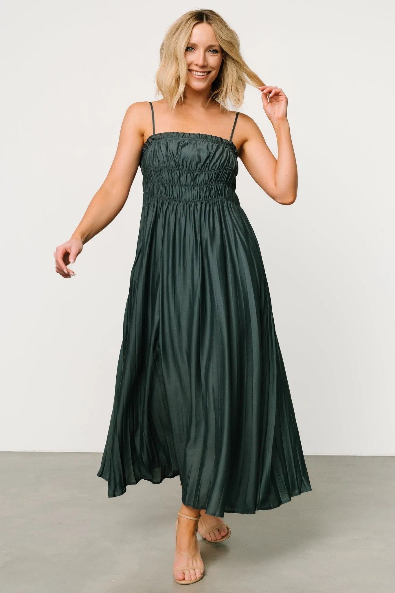 Hattie Maxi Dress | Dark Jade sold by Baltic Born product image thumbnail 5