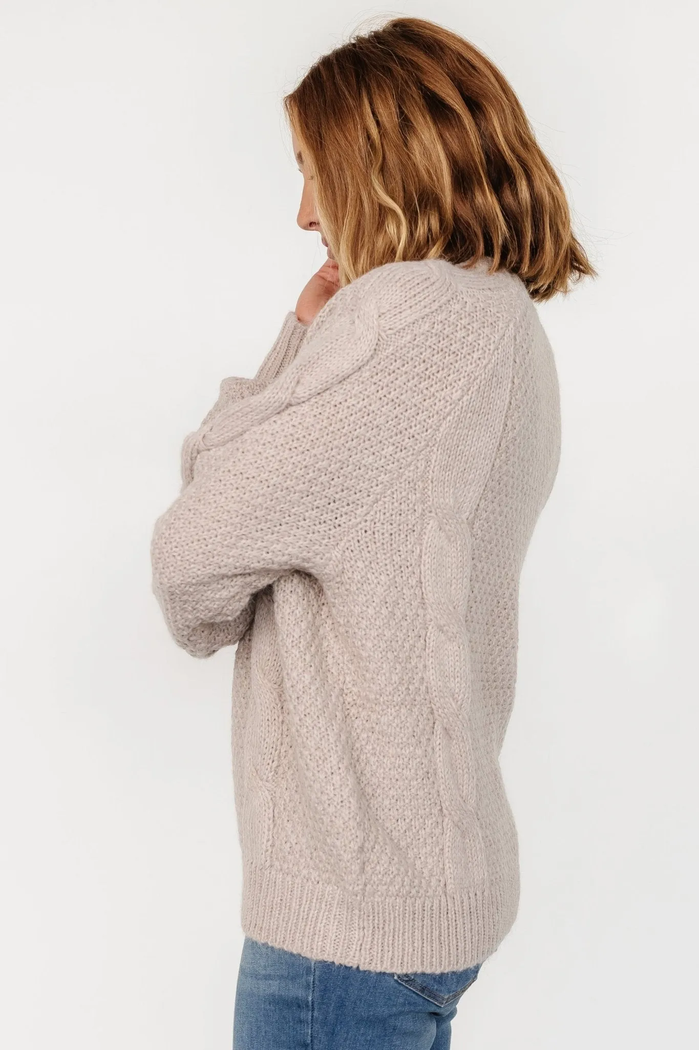 Lukas Cable Knit Sweater | Natural sold by Baltic Born product image thumbnail 5