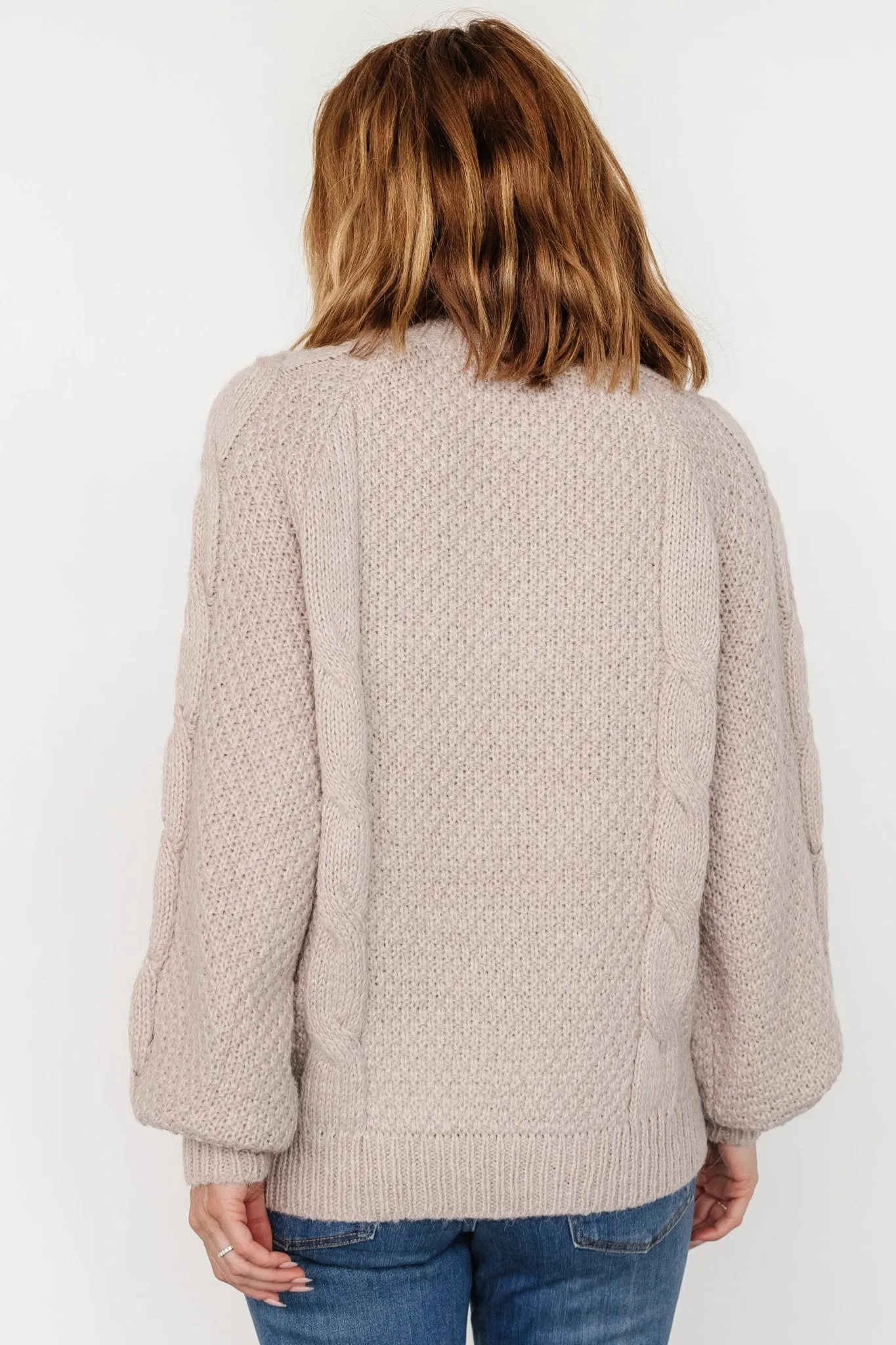 Lukas Cable Knit Sweater | Natural sold by Baltic Born product image thumbnail 4