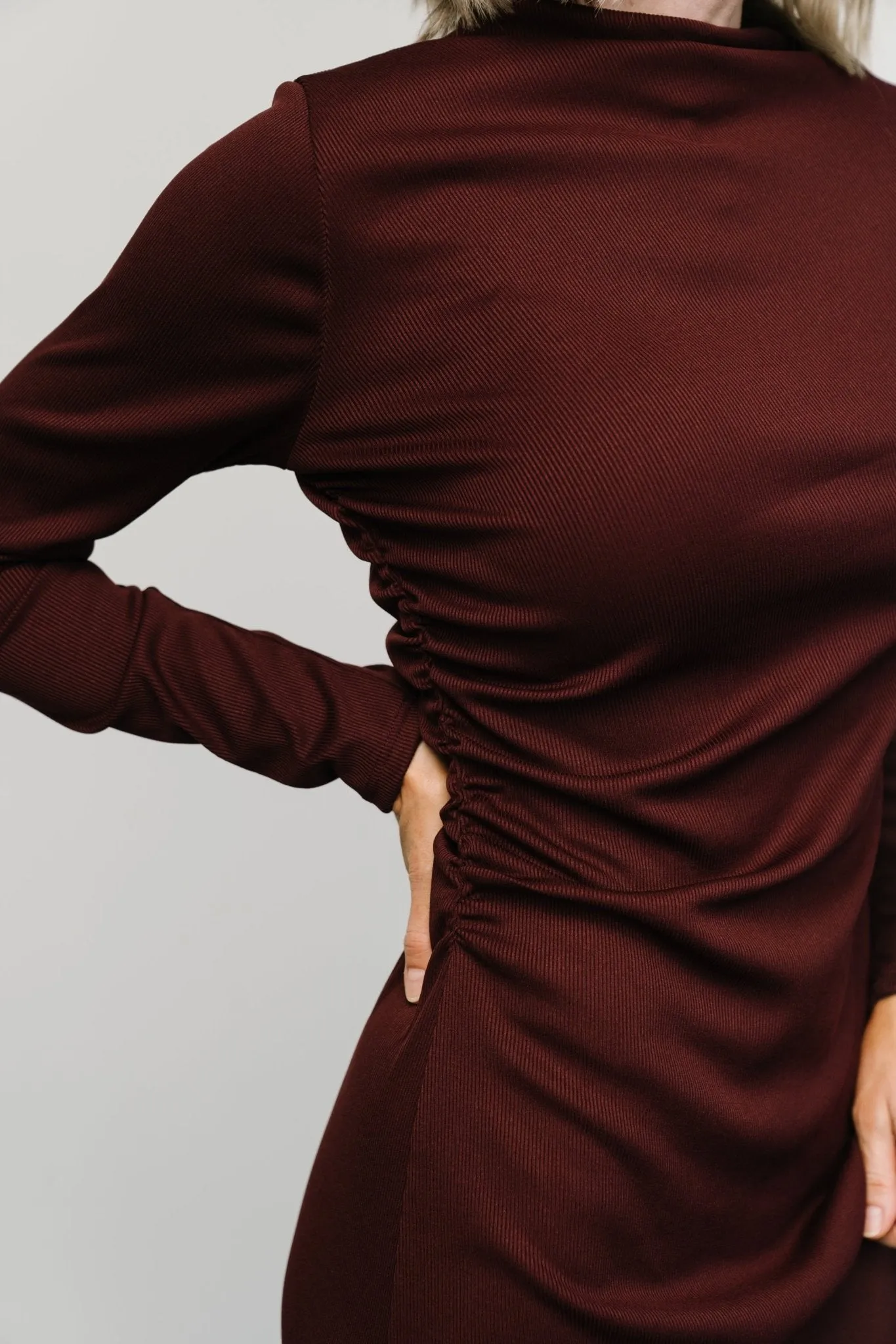 Aiko Mock Neck Dress | Mulberry sold by Baltic Born product image thumbnail 2