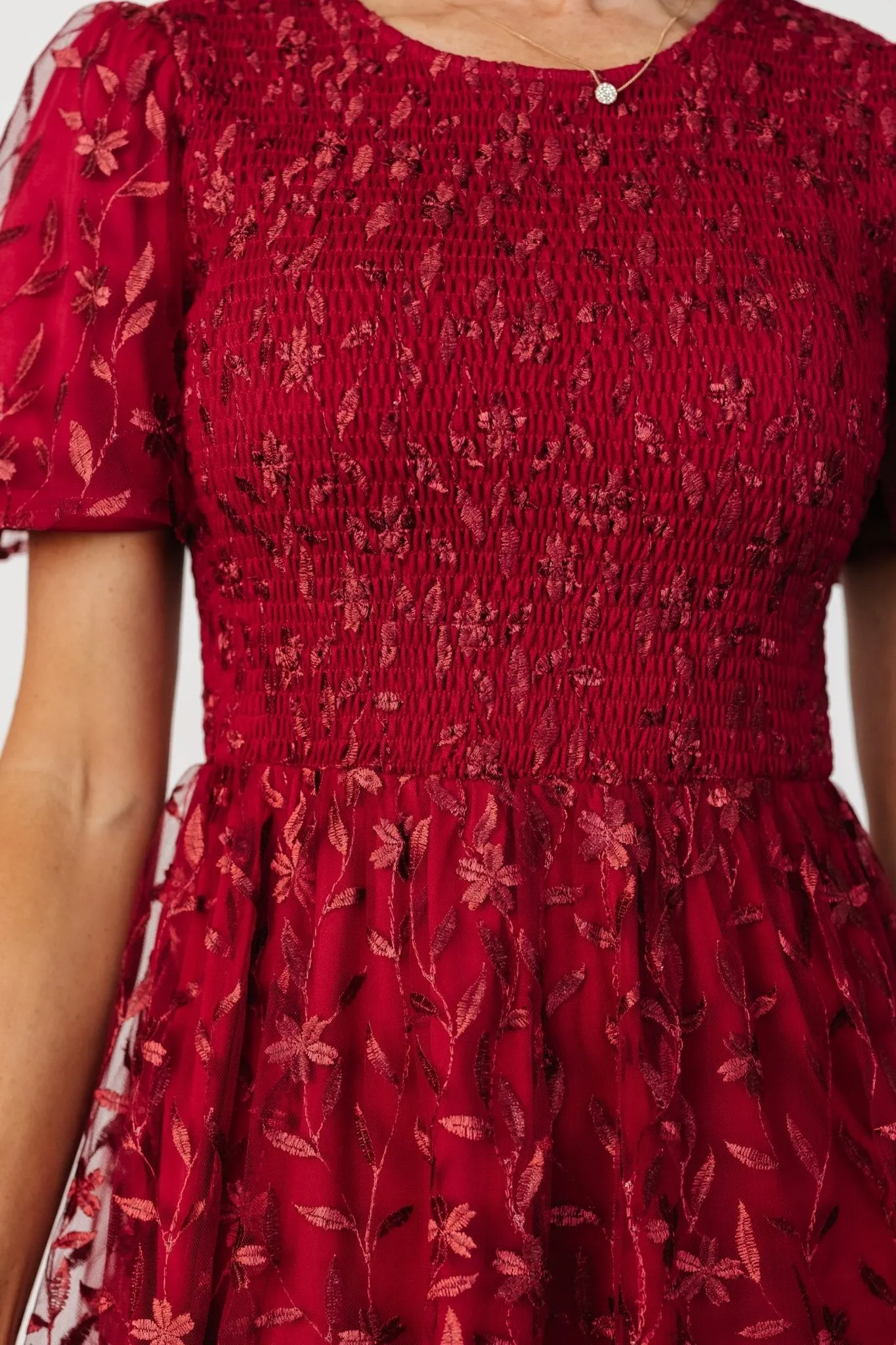 Cara Embroidered Midi Dress | Ruby sold by Baltic Born product image thumbnail 2