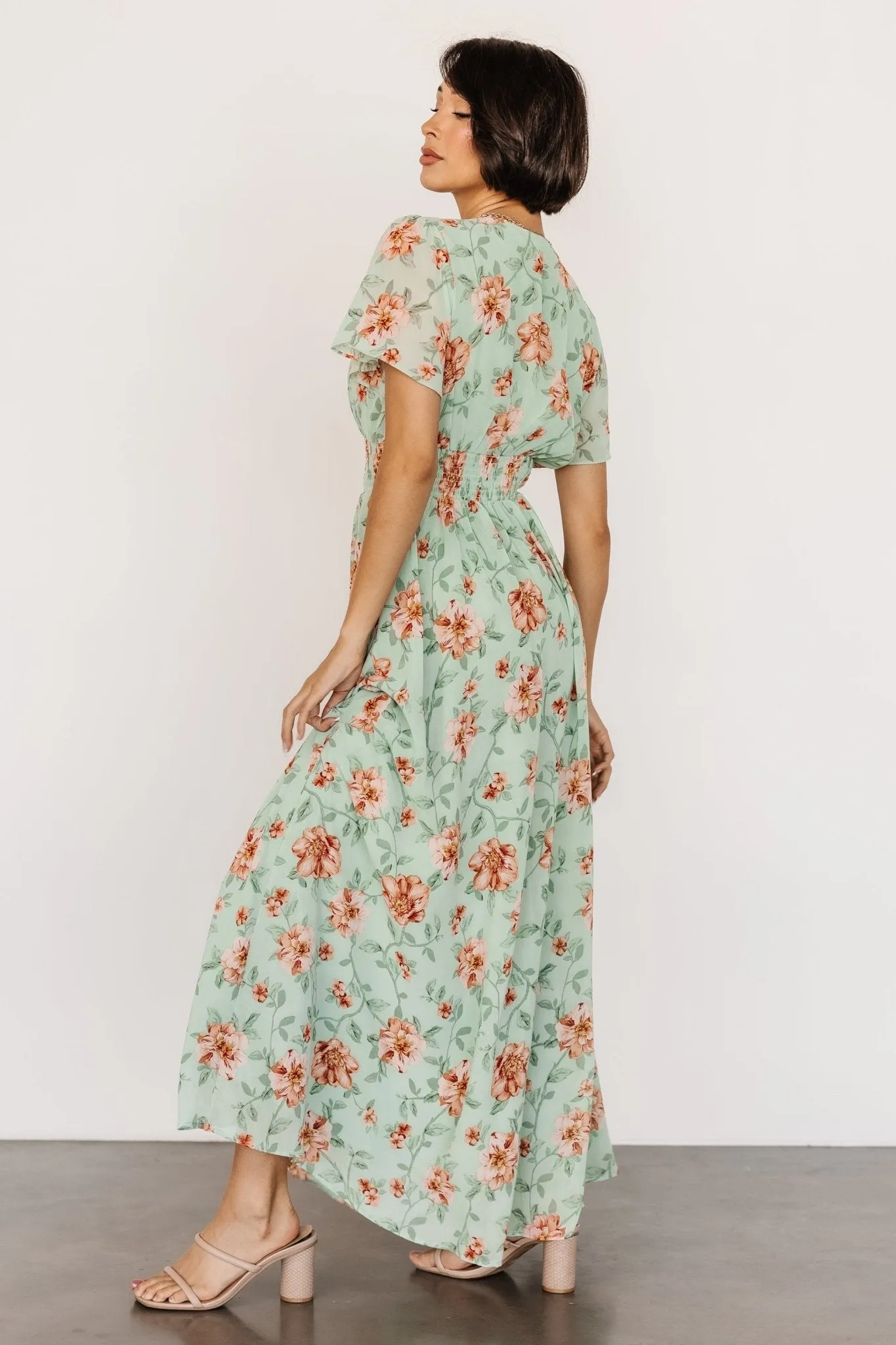 Birdie Maxi Dress | Sage Multi sold by Baltic Born product image thumbnail 4