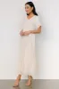 Roanoke Embossed Midi Dress | Vintage Cream sold by Baltic Born