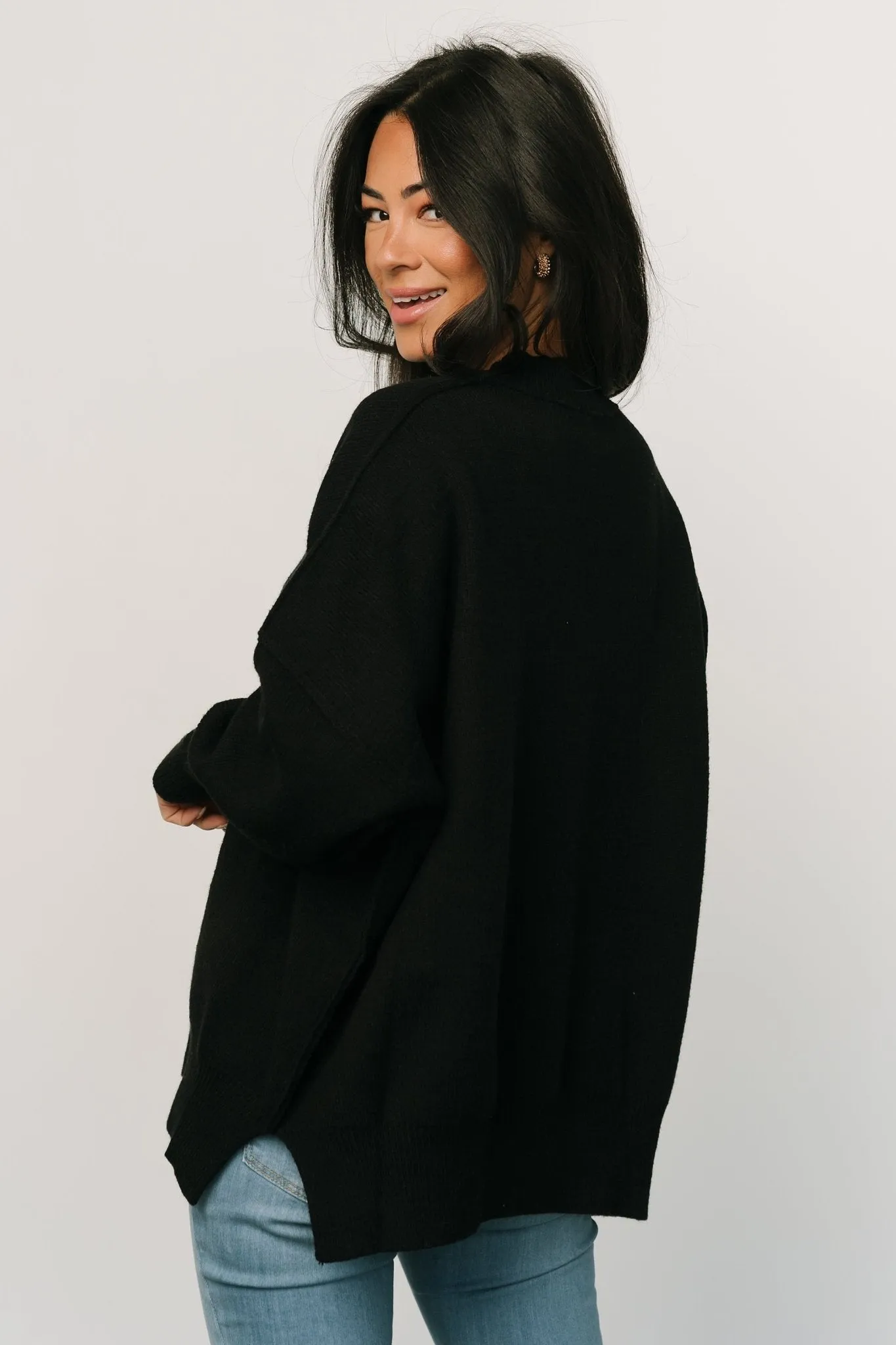 Jeremiah Knit Sweater | Black sold by Baltic Born product image thumbnail 3