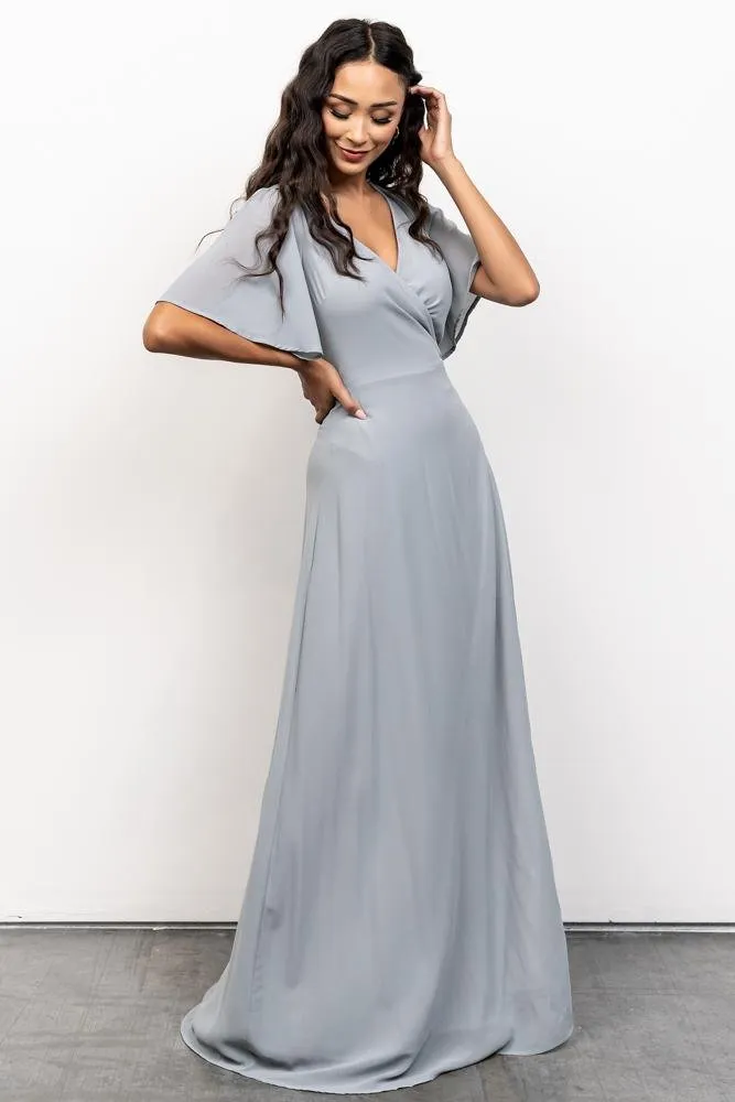 Ivy Wrap Maxi Dress | Light Blue sold by Baltic Born product image thumbnail 2