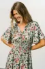 Spell Boho Midi Dress | Sage + Pink Floral sold by Baltic Born