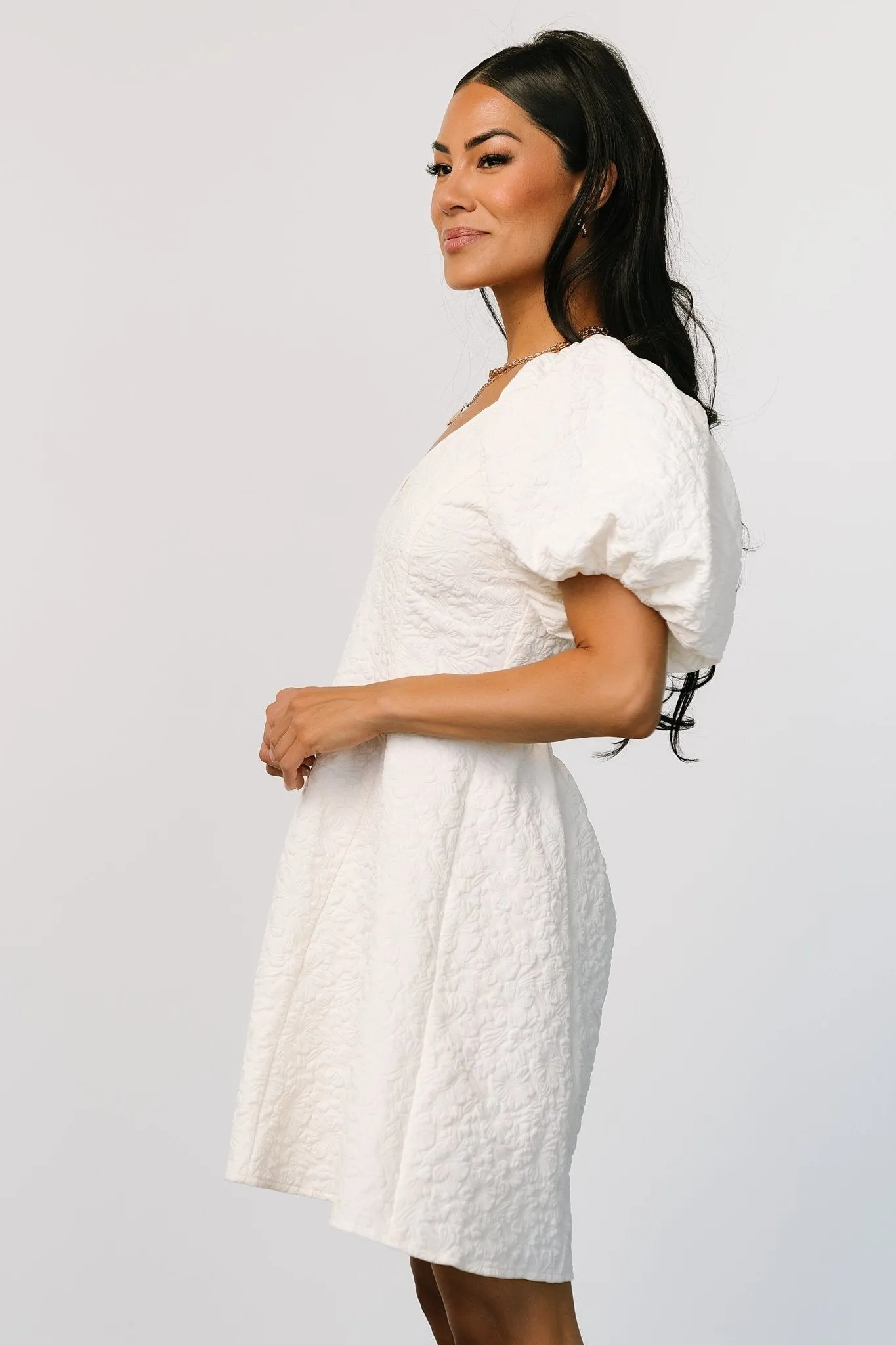 Eulalie Mini Dress | Cream sold by Baltic Born product image thumbnail 5