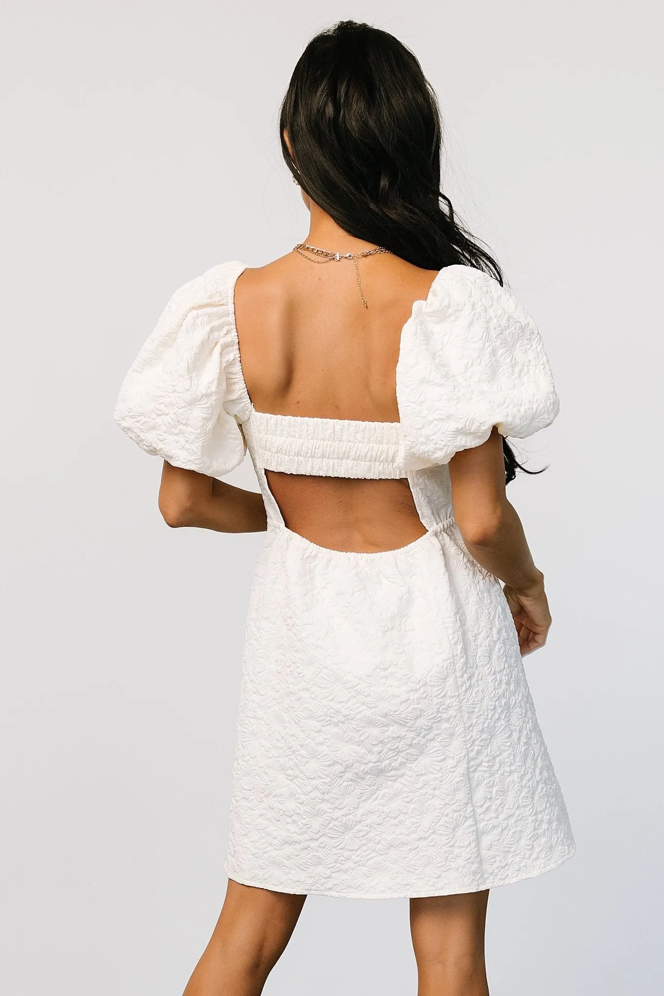 Eulalie Mini Dress | Cream sold by Baltic Born product image thumbnail 2