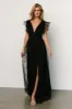 Nova Shimmer Maxi Dress | Black sold by Baltic Born