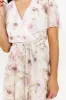 Enya Maxi Dress | White + Lilac Floral sold by Baltic Born