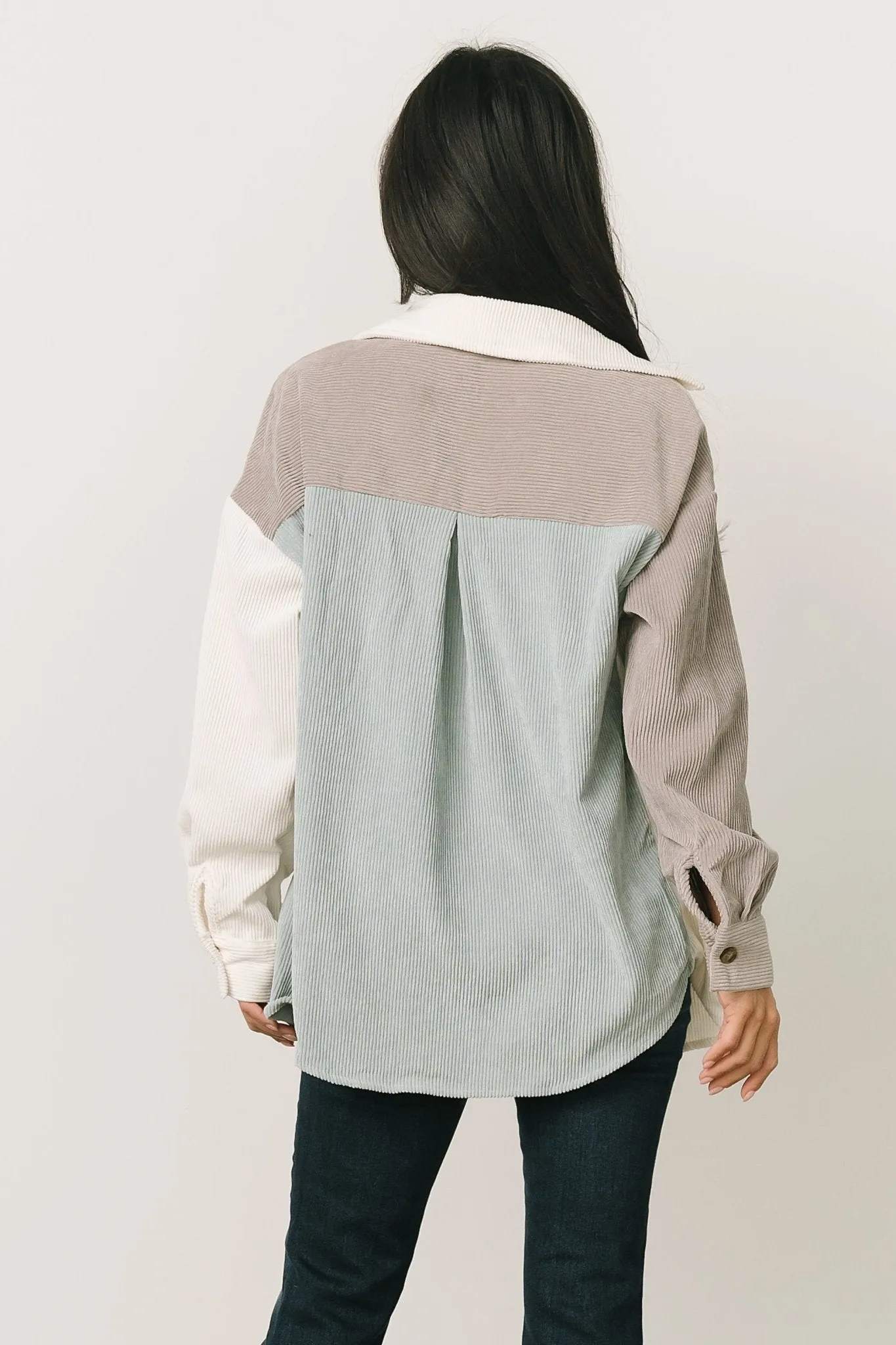 Dillon Shacket | Sage Multi sold by Baltic Born product image thumbnail 5