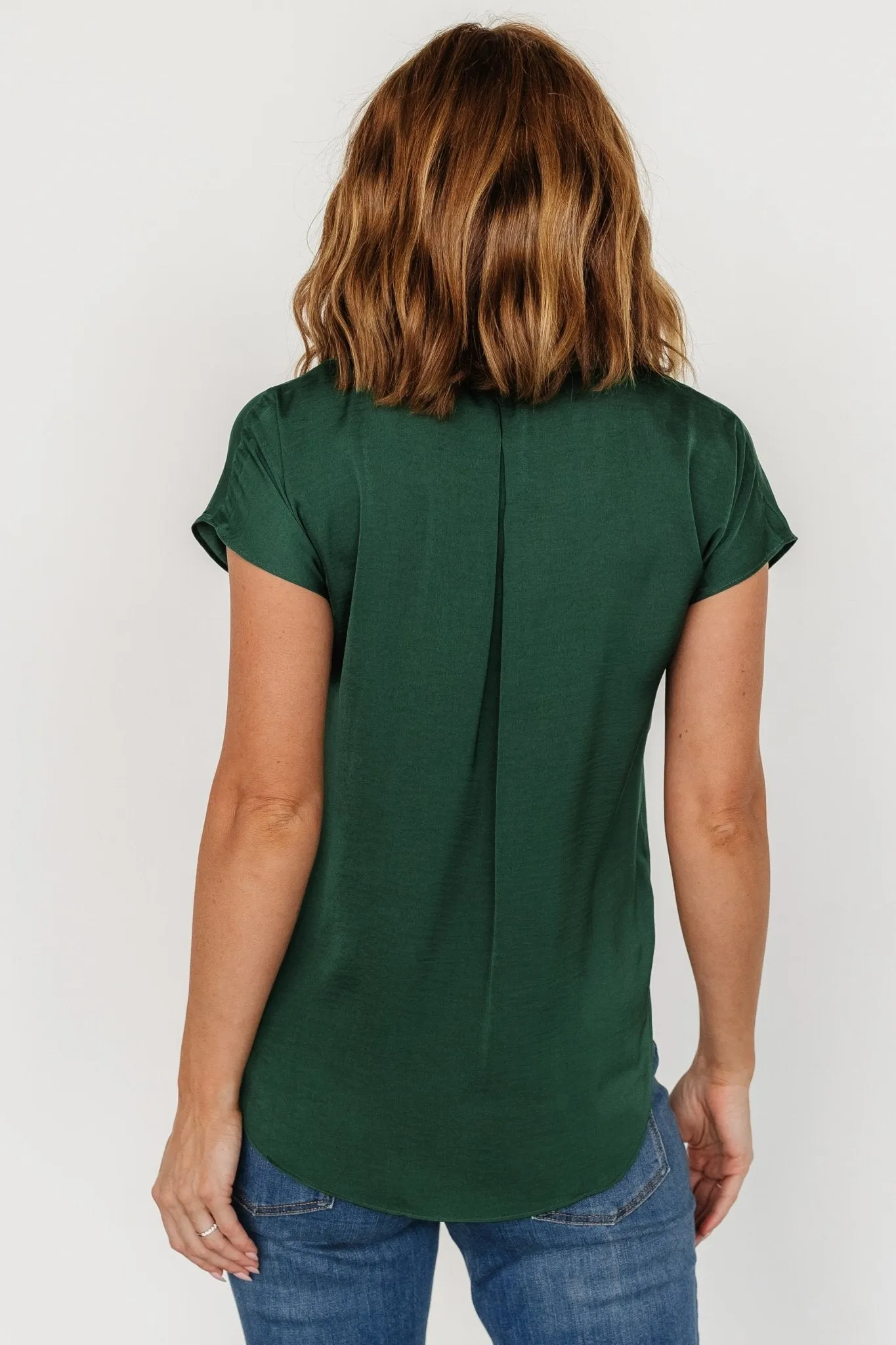 Corey Button Top | Hunter Green sold by Baltic Born product image thumbnail 4