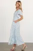 Joanie Smocked Dress | White + Sage sold by Baltic Born