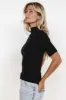 Liel Ribbed Top | Black sold by Baltic Born