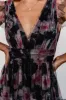 Carmine Maxi Dress | Black Floral sold by Baltic Born