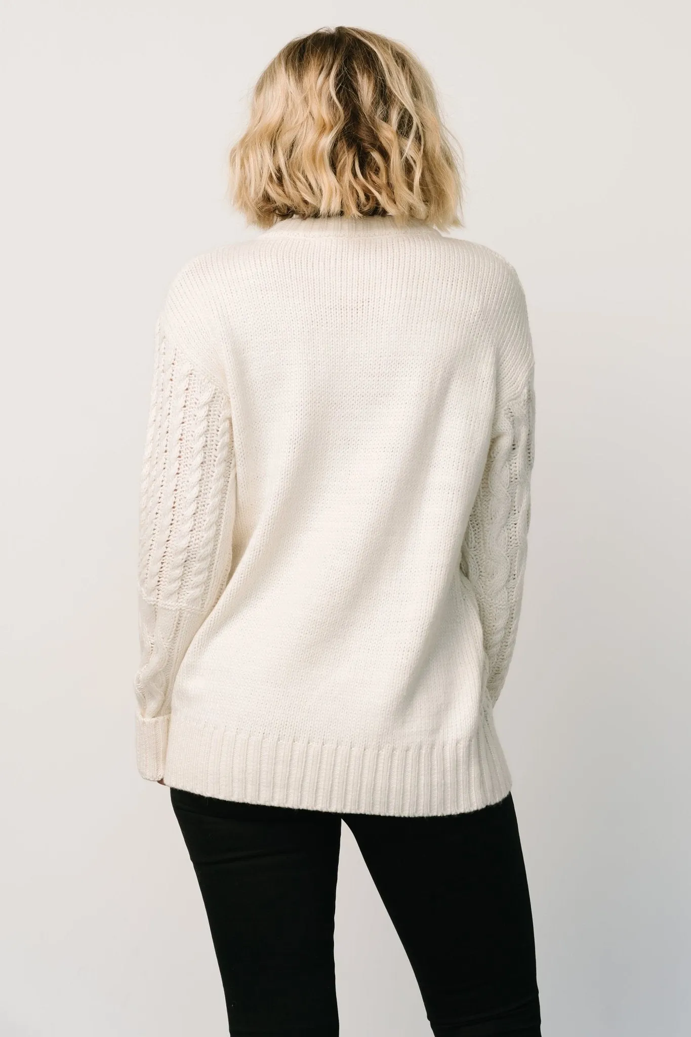 Brooke Knit Sweater | Cream sold by Baltic Born product image thumbnail 3